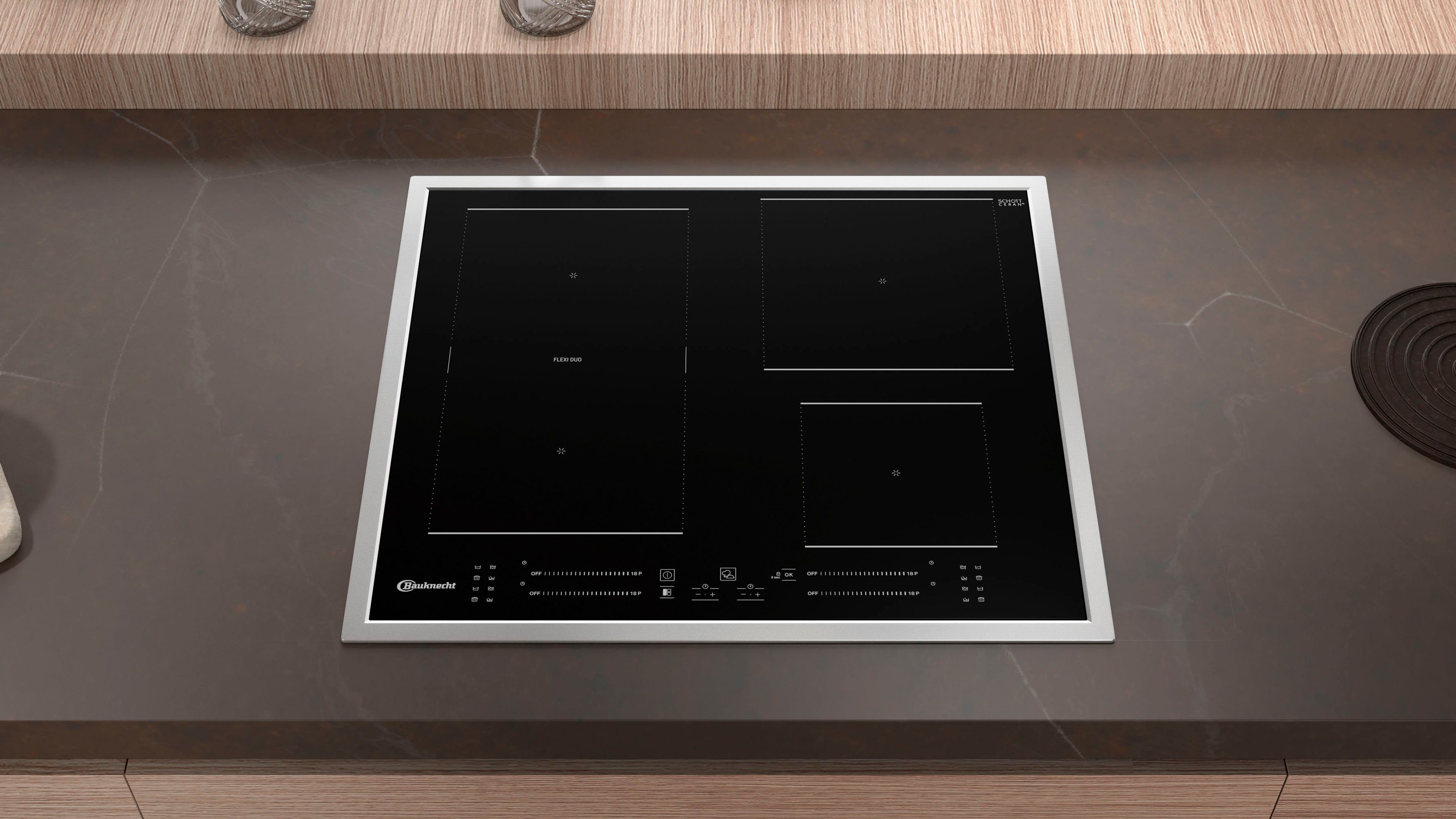 BAUKNECHT Inbouw ovenset BAKO 4 PF16 BLACK