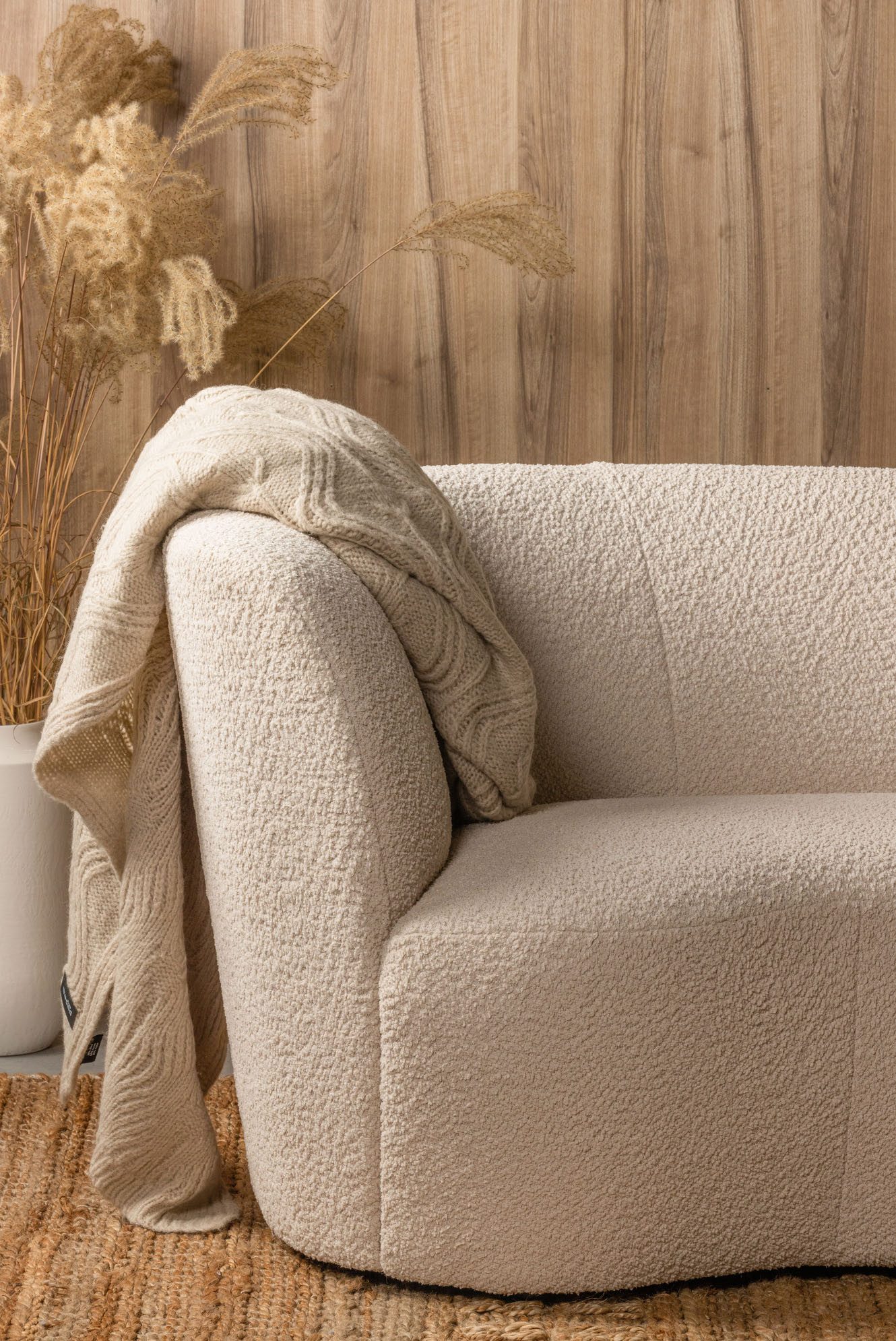WOOOD Loungebank Stone vrijstaand, hoogte 73 cm x breedte 112 cm