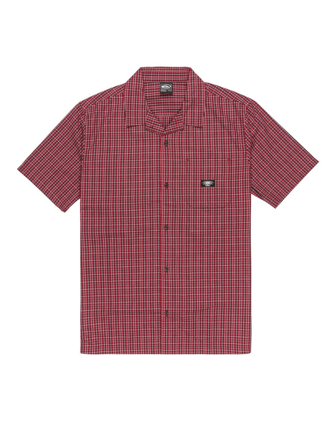 Quiksilver Overhemd met korte mouwen Liquid Metal