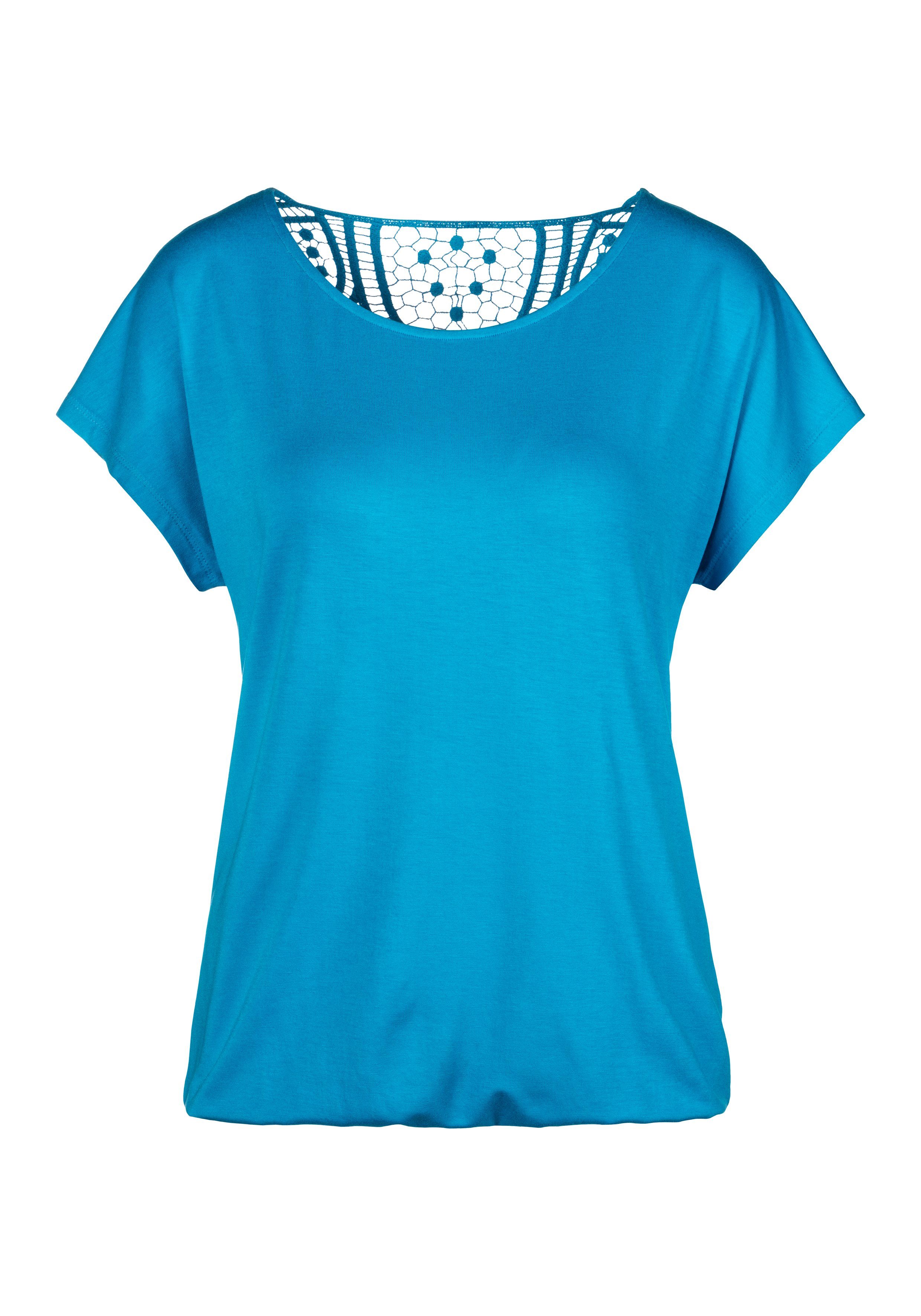 Vivance Shirt met korte mouwen Met haakwerk aan de achterkant