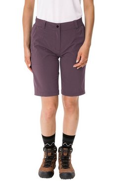 vaude functionele short womans farley stretch shorts ii paars