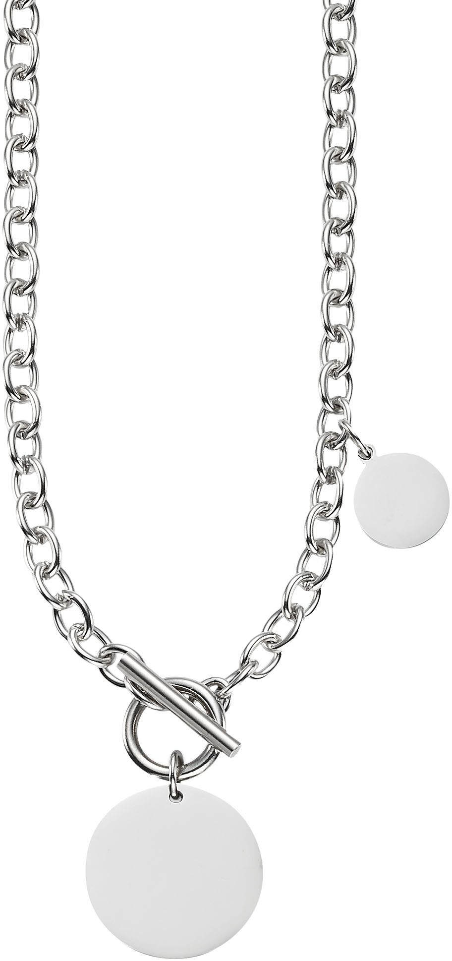 Bruno Banani Ketting met hanger Sieraad cadeau ankerketting plaatje, B0246N/20/00/57