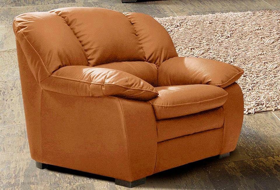 COTTA Fauteuil fauteuils maat Luxe-microvezel bruin