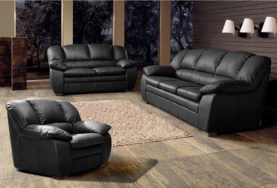 COTTA Zithoek Casino Set: fauteuil, 2-zitsbank, 2,5-zitsbank (set, 3-delig)
