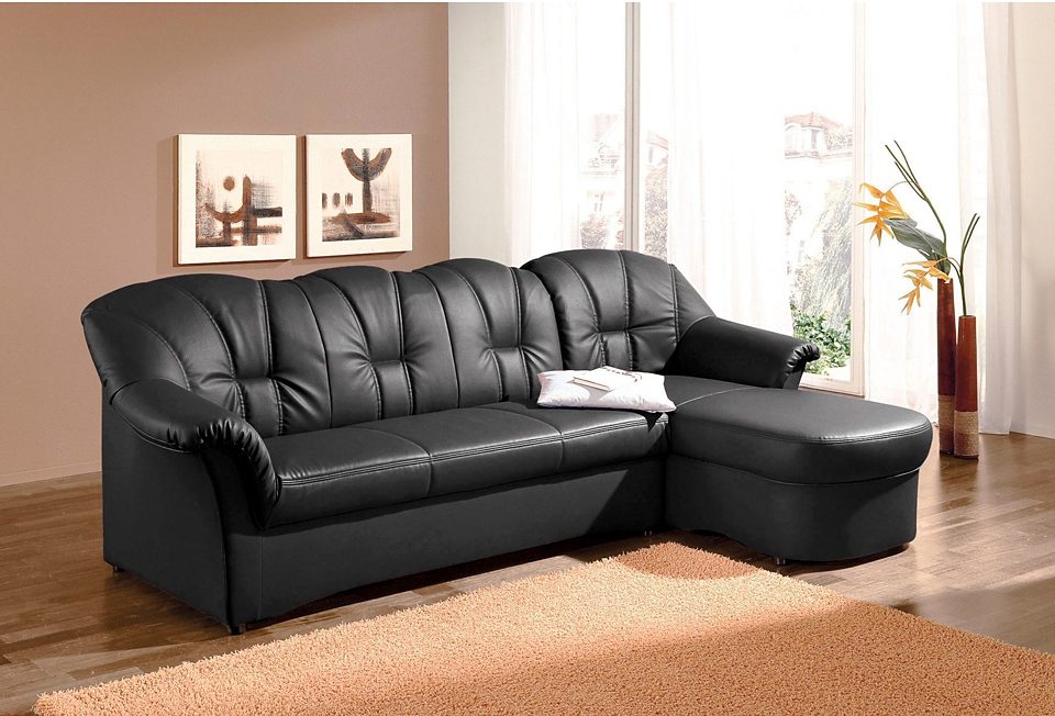 DOMO collection Hoekbank Papenburg, tijdloze rugsteppingen, elegante vormtaal, L-vorm