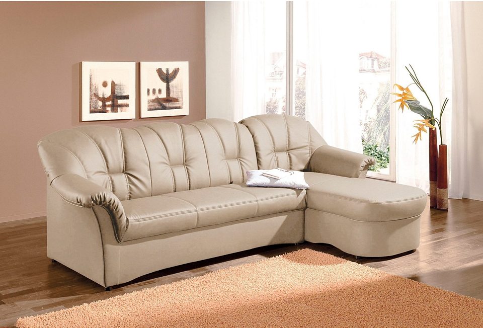DOMO collection Hoekbank Papenburg, tijdloze rugsteppingen, elegante vormtaal, L-vorm