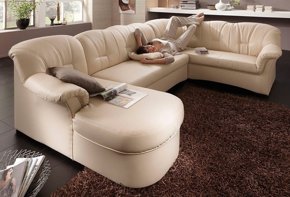 DOMO collection Zithoek Papenburg, tijdloze rugsteppingen, elegante vormtaal, U-vorm