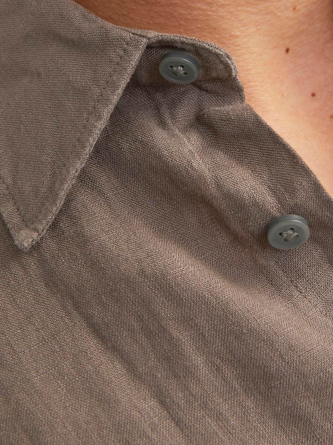 Jack & Jones Overhemd met lange mouwen JPRCCLAWRENCE LINEN SHIRT L/S SN