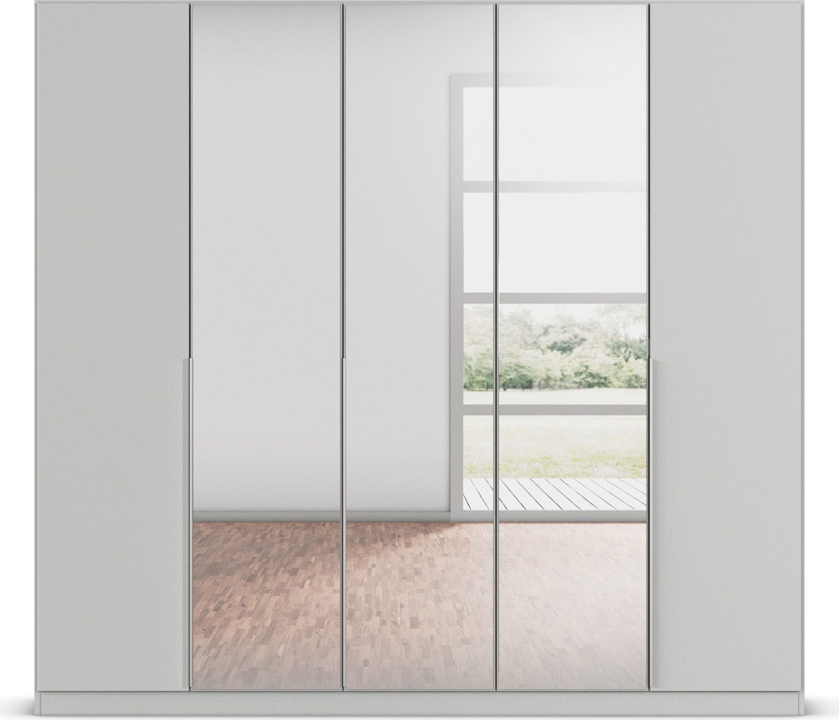 rauch Draaideurkast Kledingkast kast garderobe AGORDO met decor- of hoogglansfront doordachte binnenuitrusting, in 6 breedtes en 2 hoogtes made in germany
