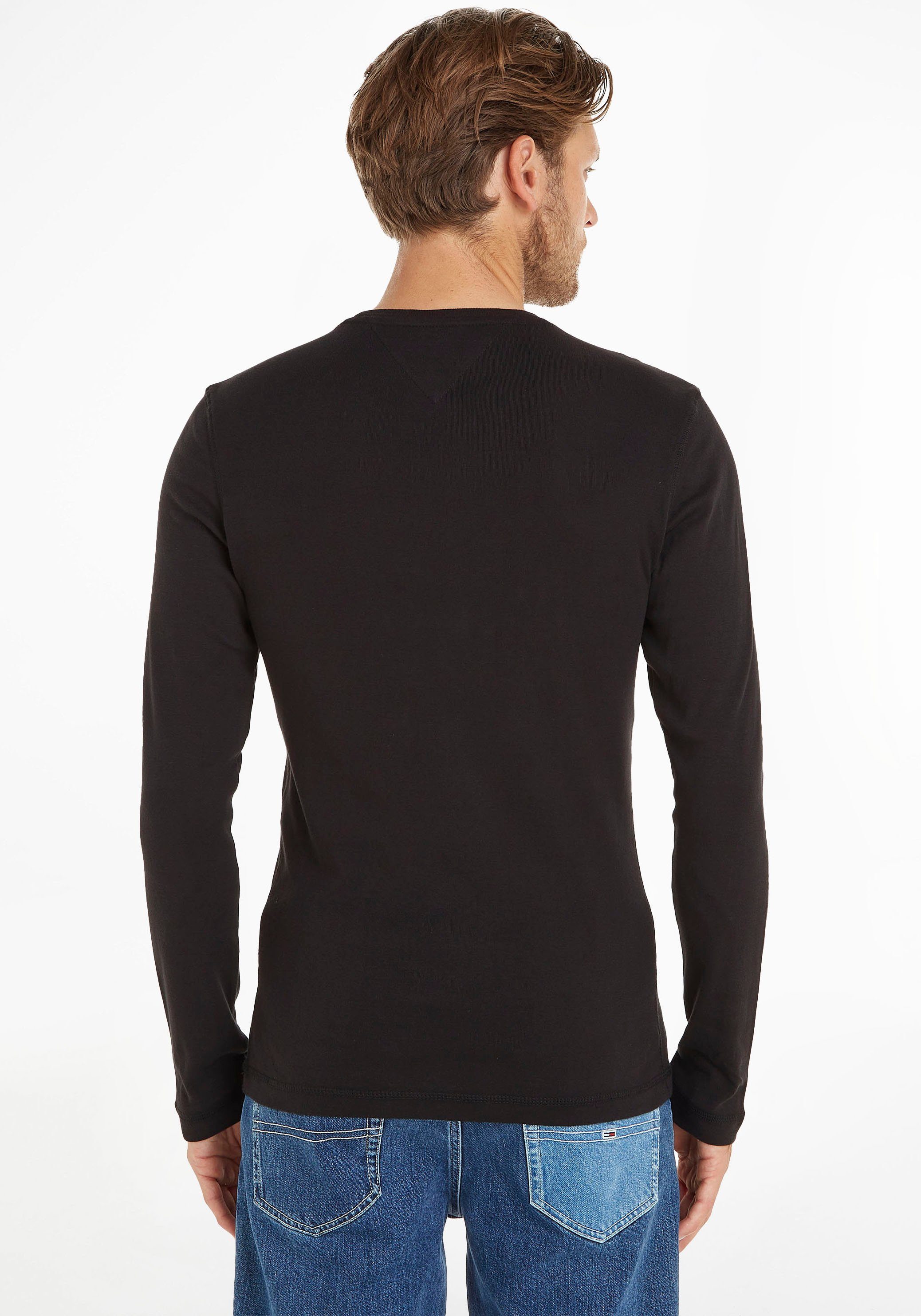 TOMMY JEANS Shirt met lange mouwen TJM ORIGINAL RIB LONGSLEEVE TEE