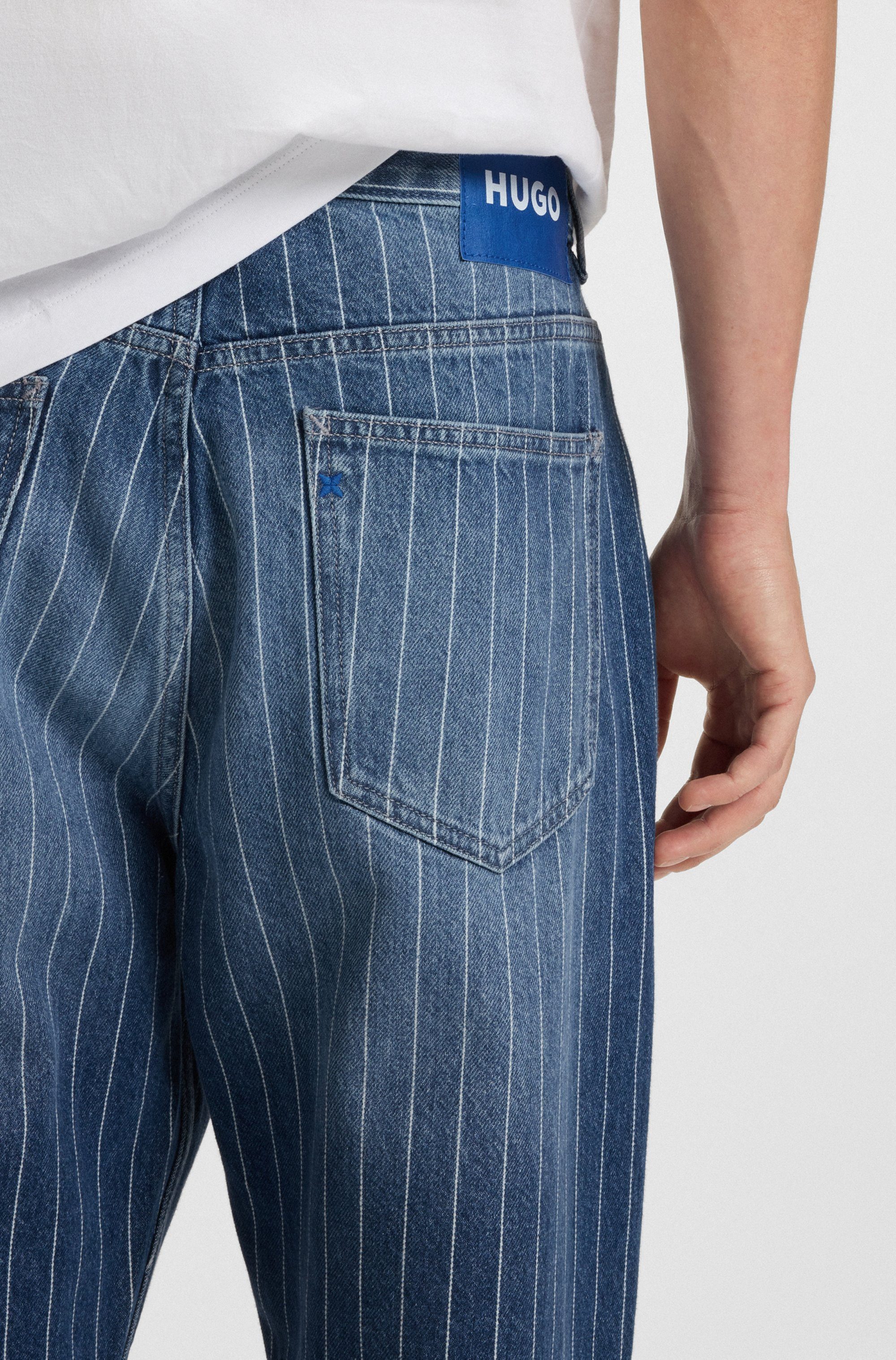 HUGO Blue Loose fit jeans Nate loose fit