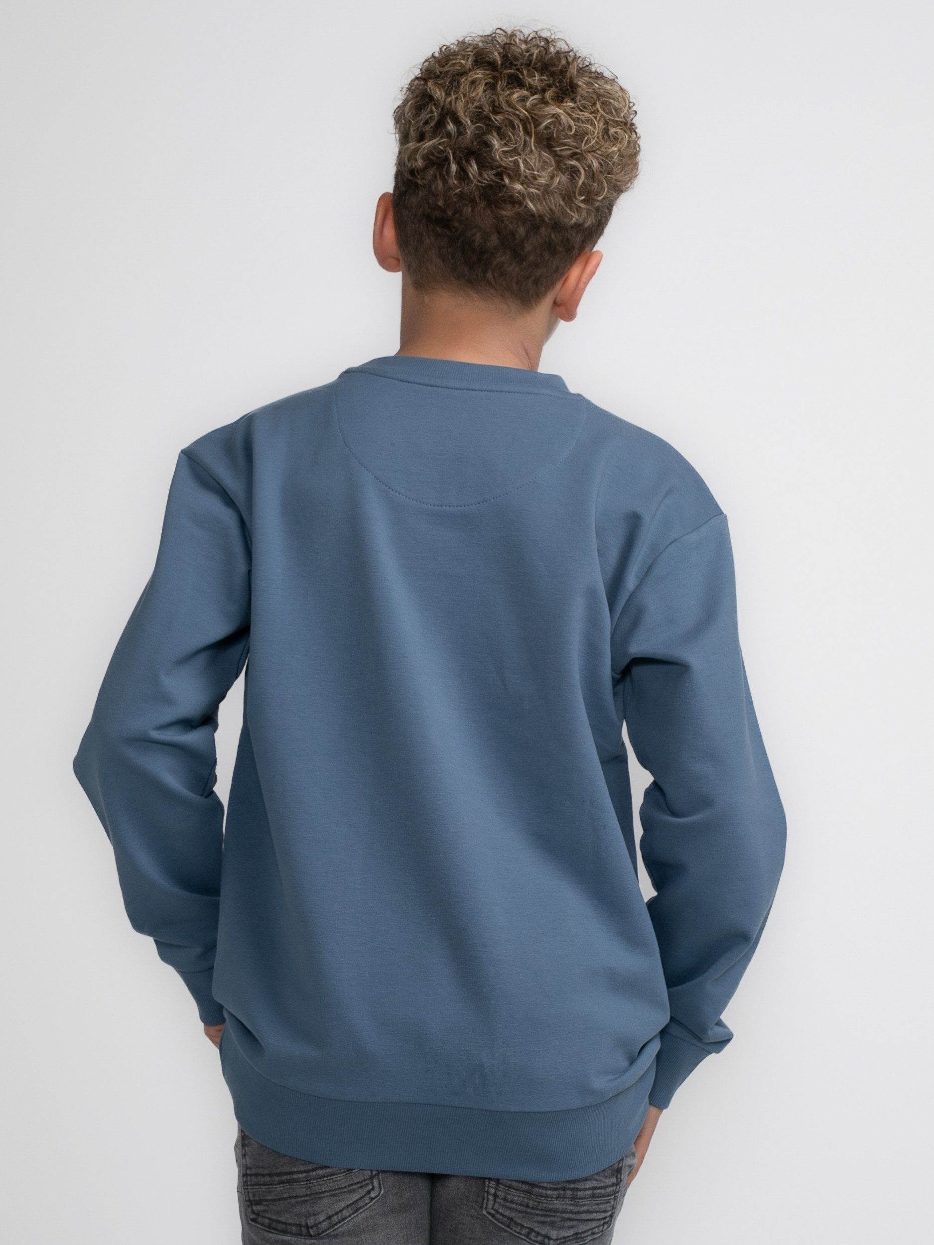 Petrol Industries Sweater met reliëf op de borst