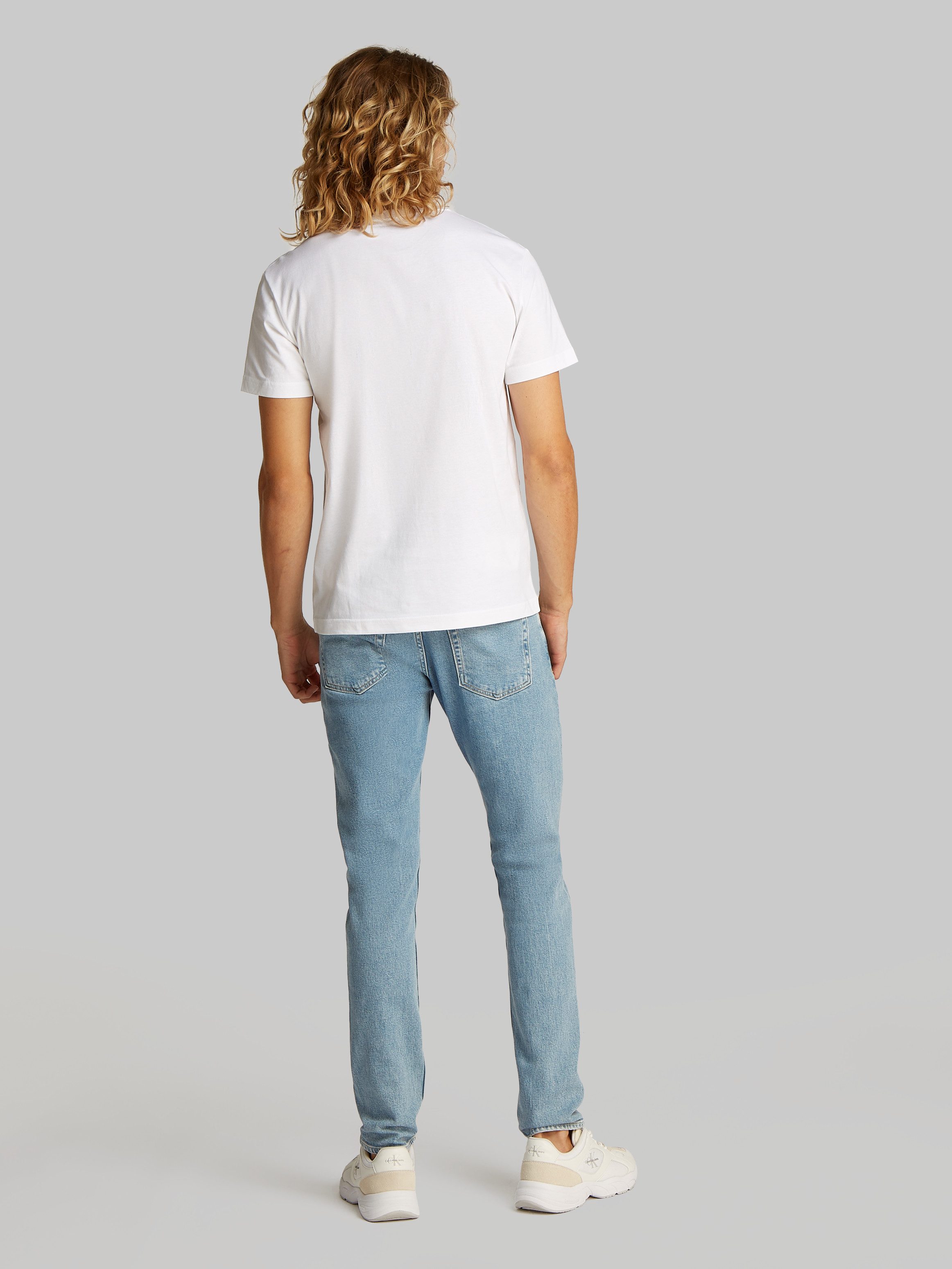 Calvin Klein T-shirt 2 PACK MONOLOGO T-SHIRT (Set van 2)