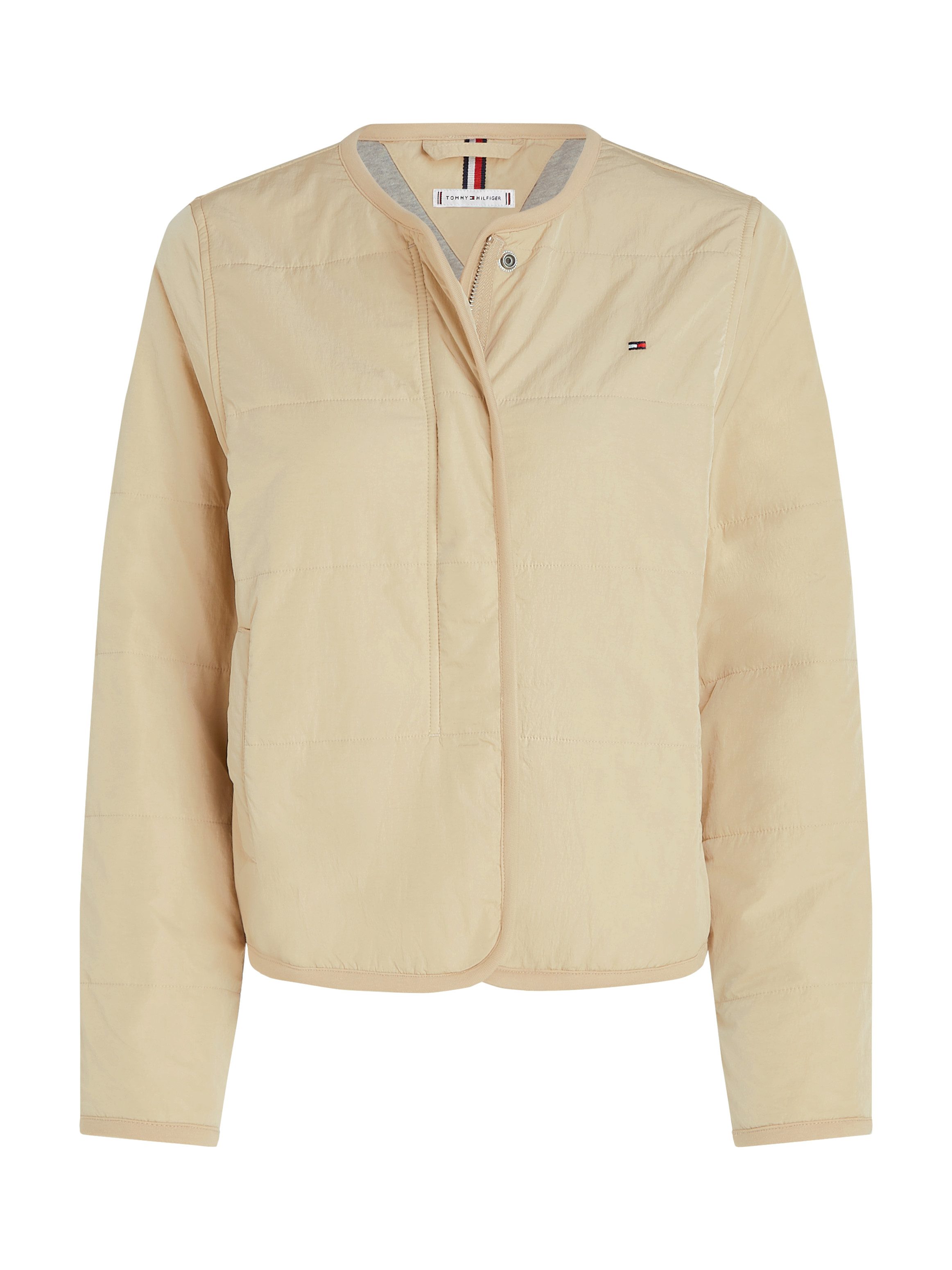 Tommy Hilfiger Gewatteerde jas JERSEY LINED JACKET met tommy jeans-merklabel