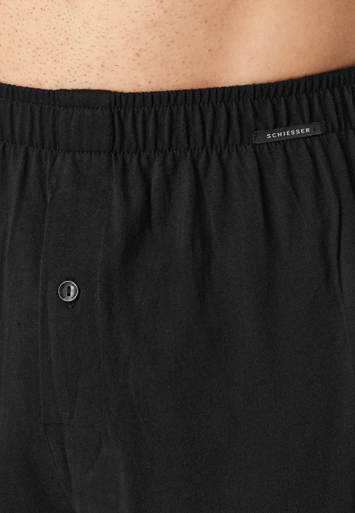 Schiesser Boxershort Multipacks losse pasvorm, met opening, elastische band (Set van 2)