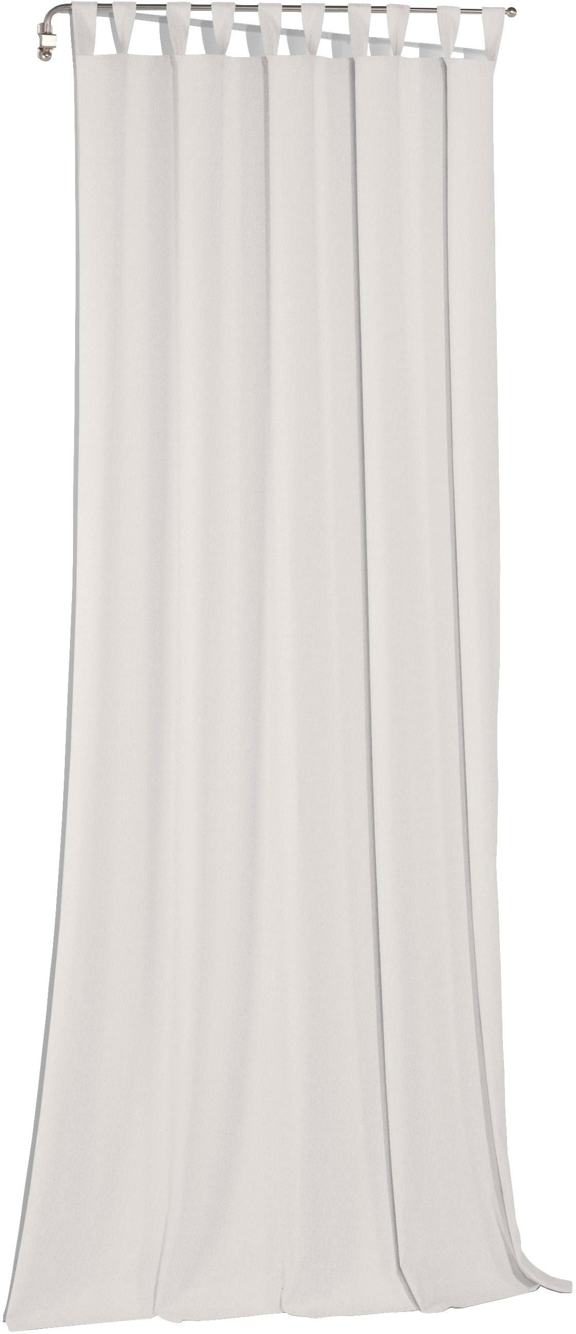 andas Gordijn Elby 1 transparant, basic, monochroom, tot 295 cm lengte (1 stuk)