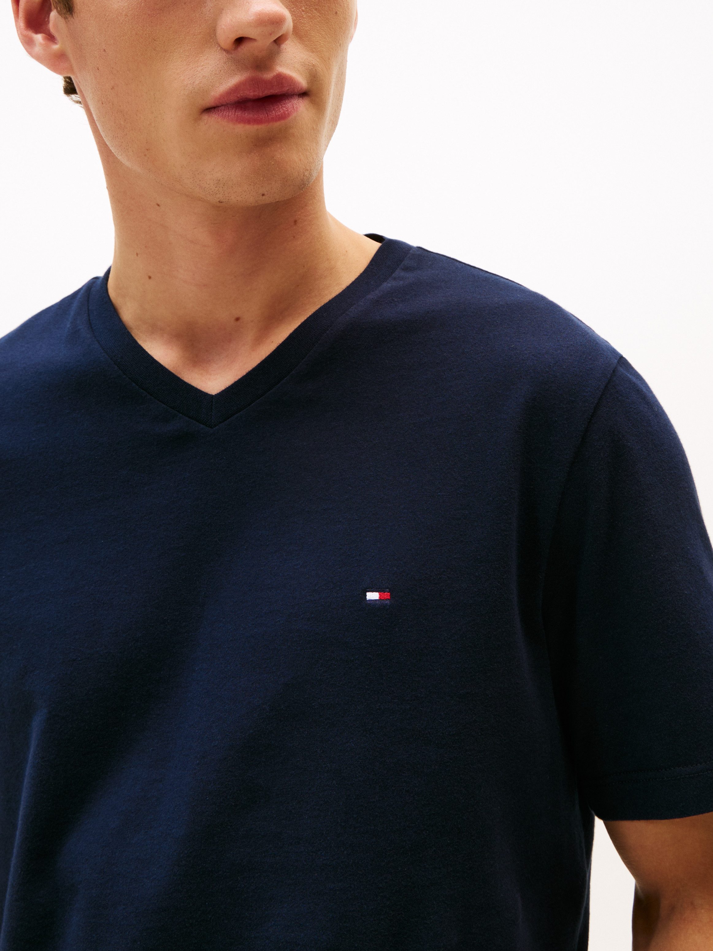 Tommy Hilfiger Shirt met V-hals ESSENTIAL V-NECK TEE