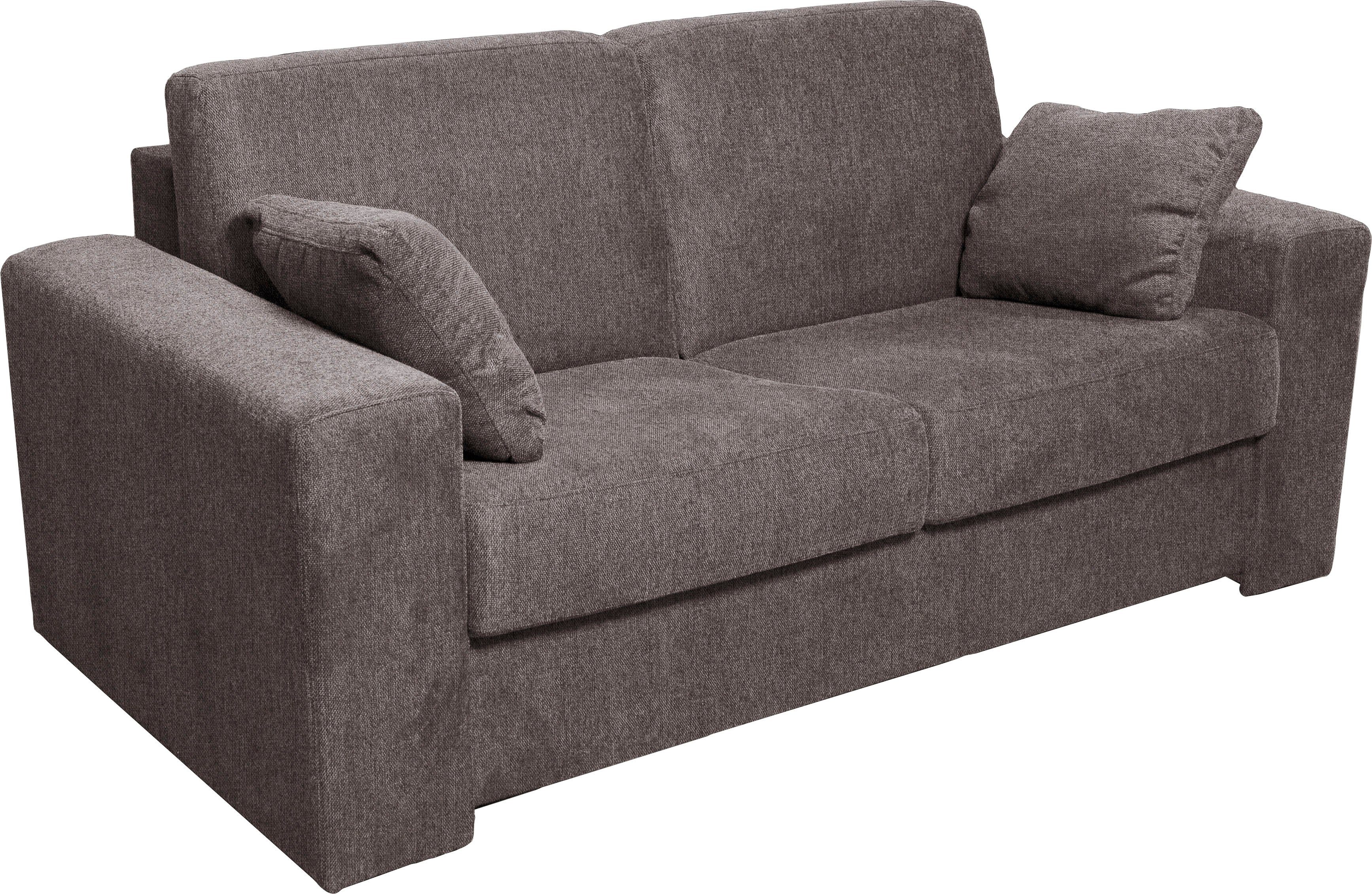 Home affaire 2-zitsbank Roma matras hoogte 14 cm Bedfunctie, met vering, Afmeting liggend ca. 123x198 cm