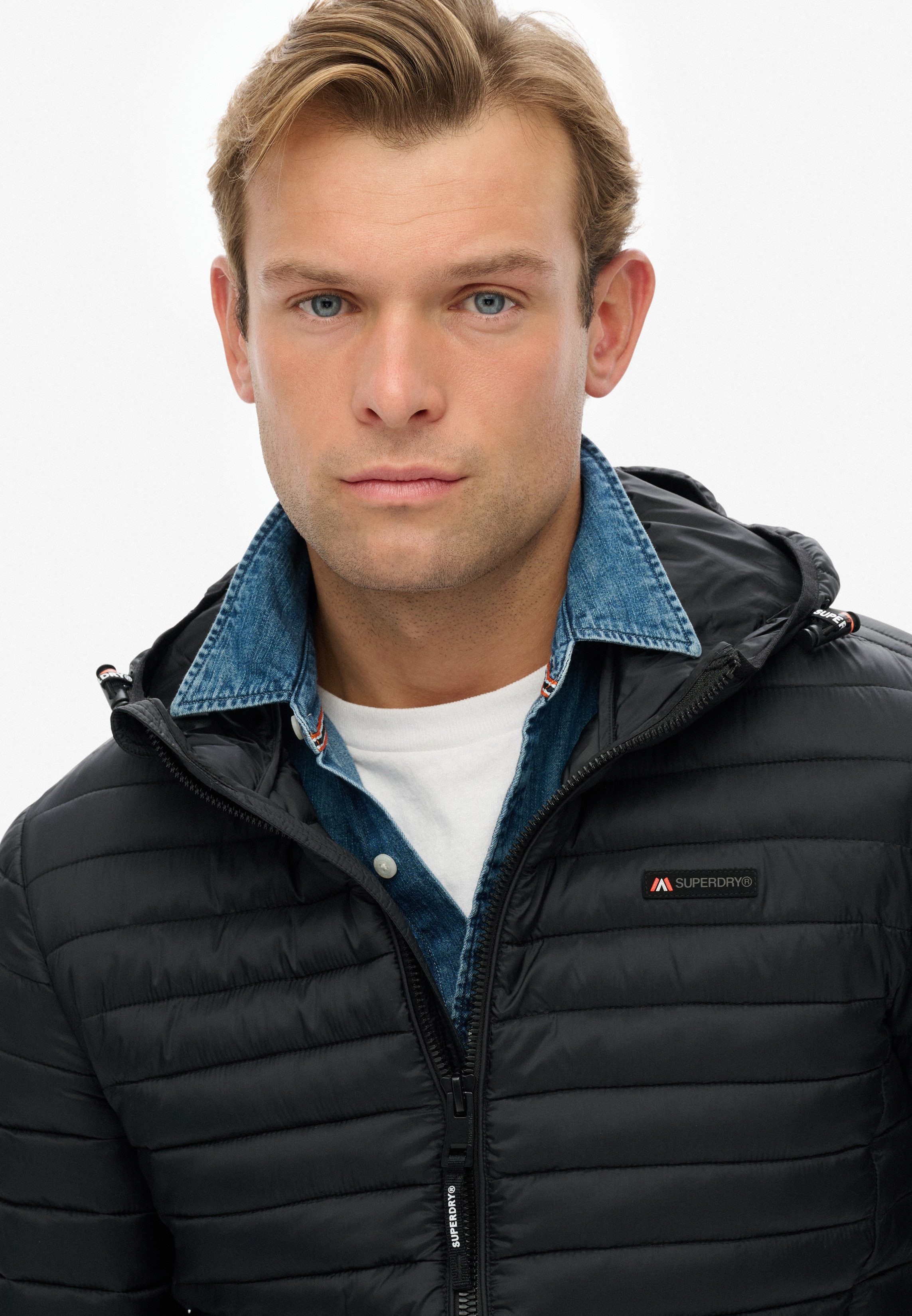Superdry Gewatteerde jas HOODED FUJI LITE JACKET
