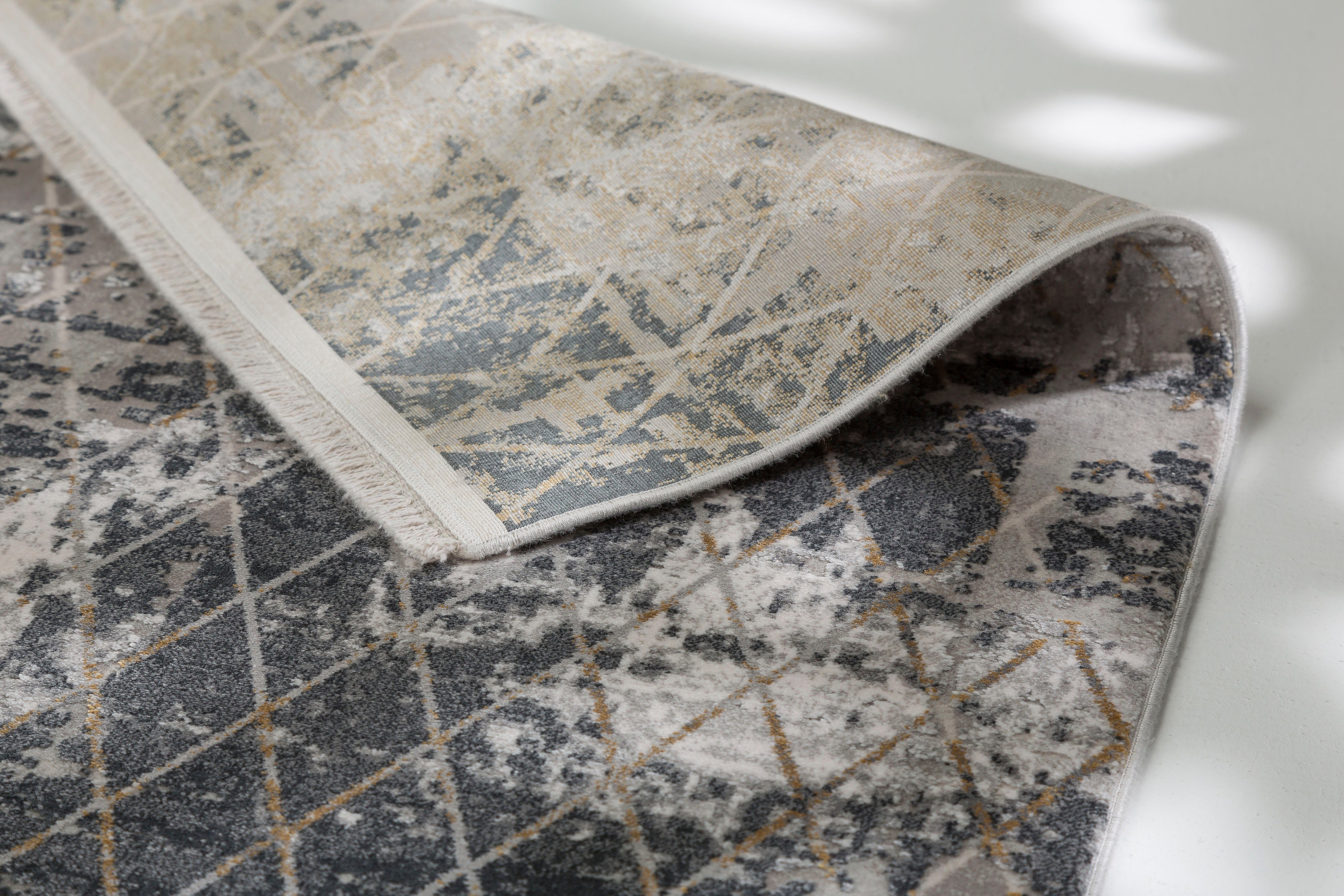 SCHÖNER WOHNEN-KOLLEKTION Vloerkleed Vision 212 Viscosevloerkleed met glans, woonkamer