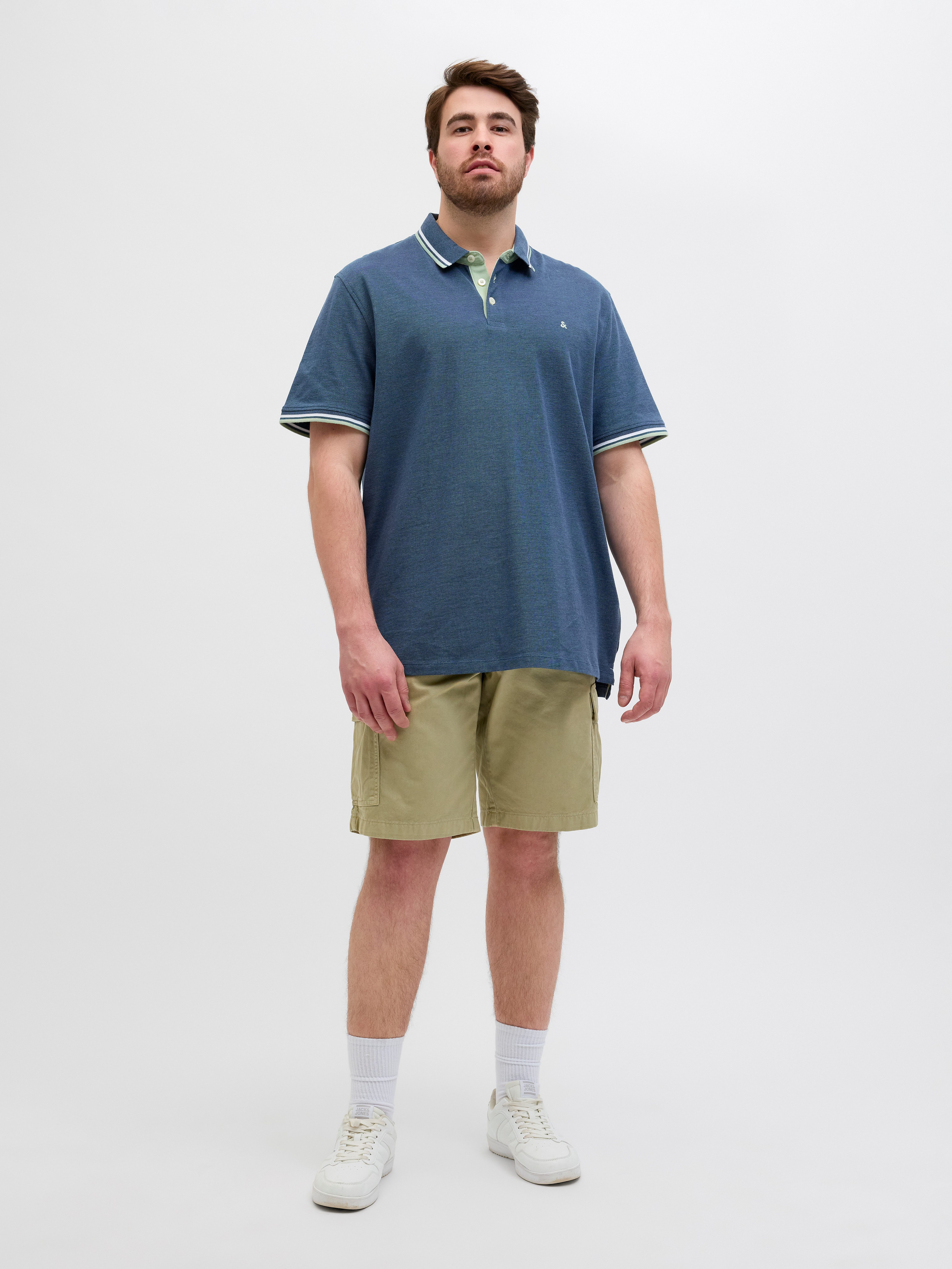 Jack & Jones PlusSize Poloshirt JJEPAULOS POLO SS NOOS PLS