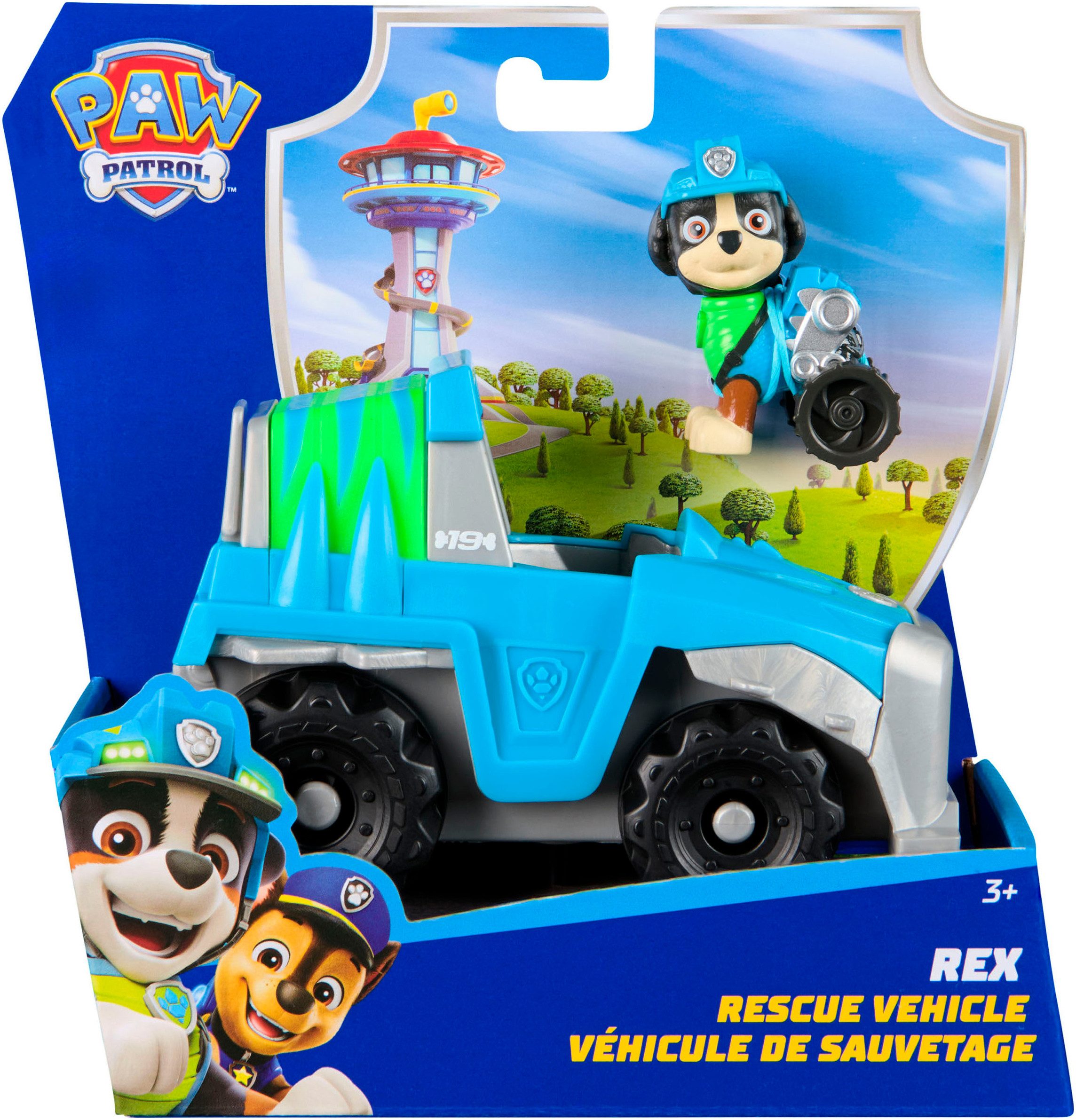 Spin Master Speelgoedauto PAW Patrol, Sust. Basic Vehicle Rex