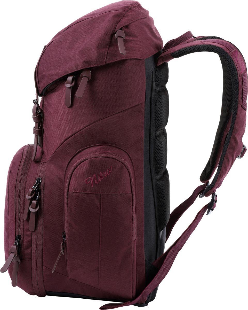 NITRO Laptoprugzak Weekendtas Reiserugzak met laptopvak, schoolrugzak, wanderrugzak