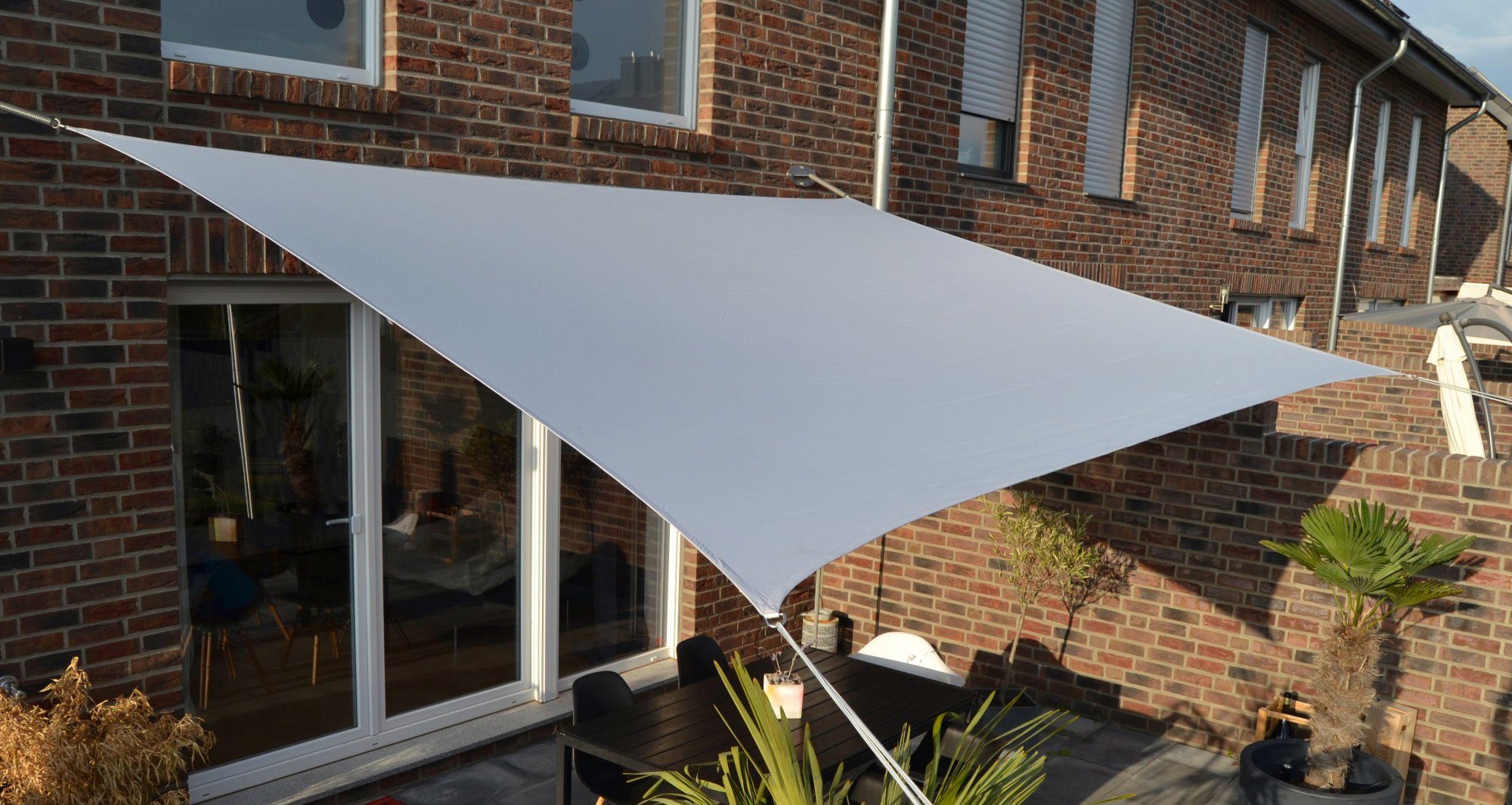 Floracord Schaduwdoek B: 300 cm, crèmewit zonneschermen