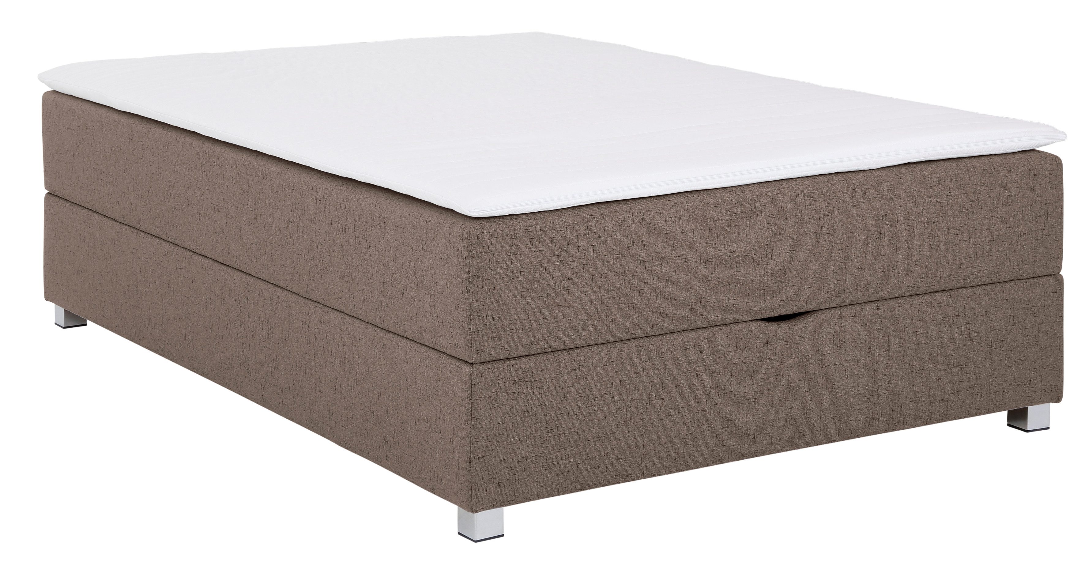 INOSIGN Boxspring Alexis zonder hoofdbord - ideaal voor ruimtes met schuine plafonds, in 4 breedten