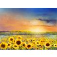 papermoon fotobehang painting sunflowers multicolor