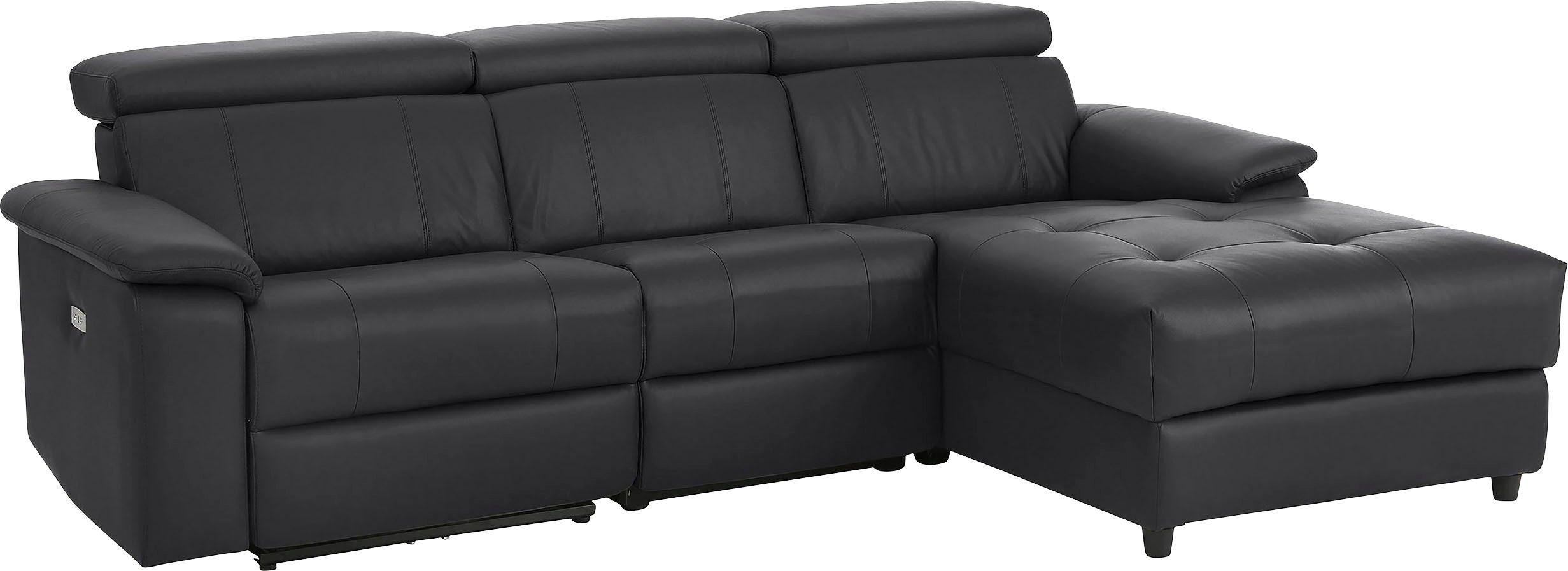Home affaire Hoekbank Binado, L-vorm, met handmatige of elektrische relaxfunctie met usb-aansluiting