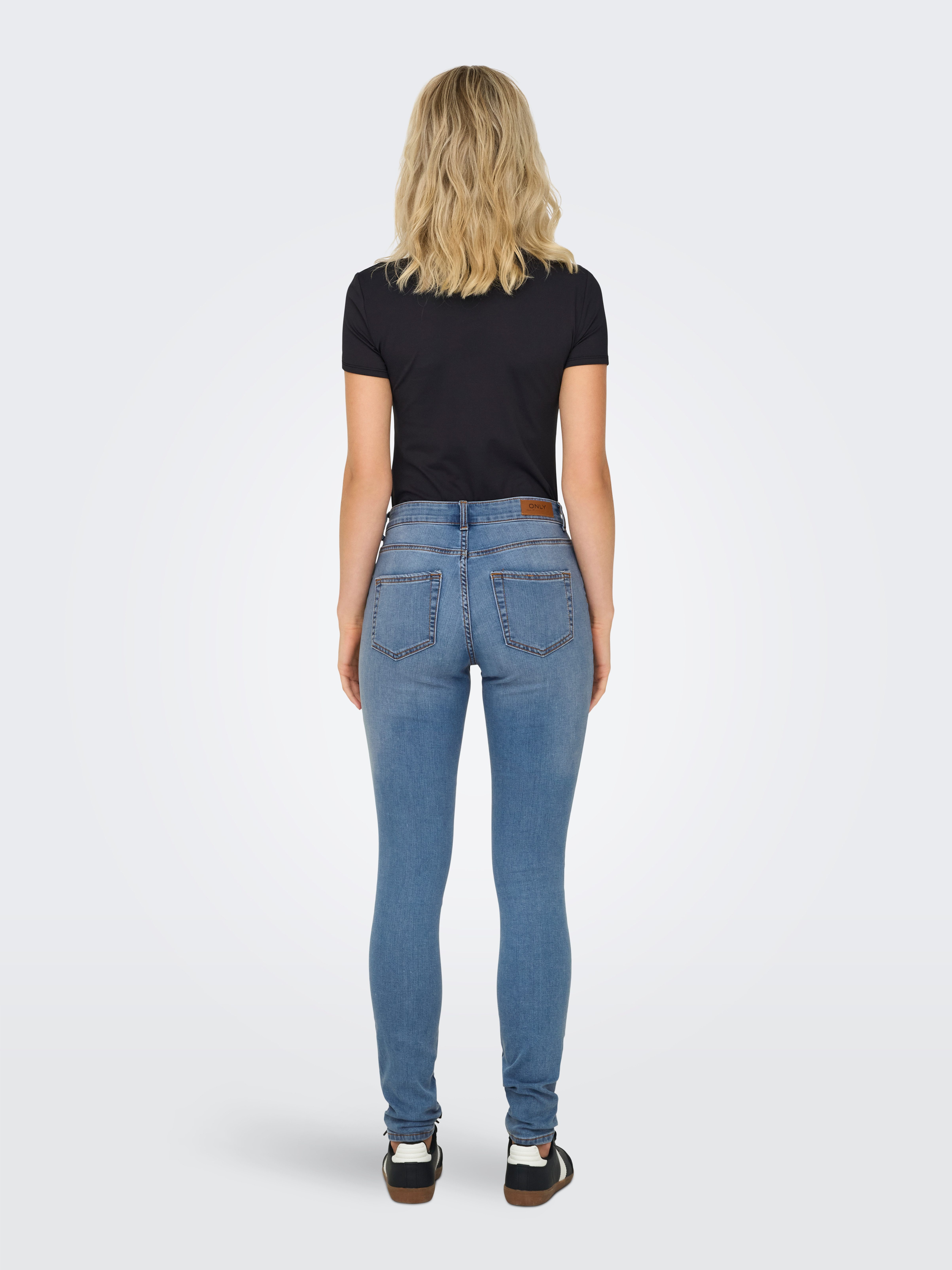 Only Skinny fit jeans ONLHUSH MID SK VIS BUTTON DNM BOX X