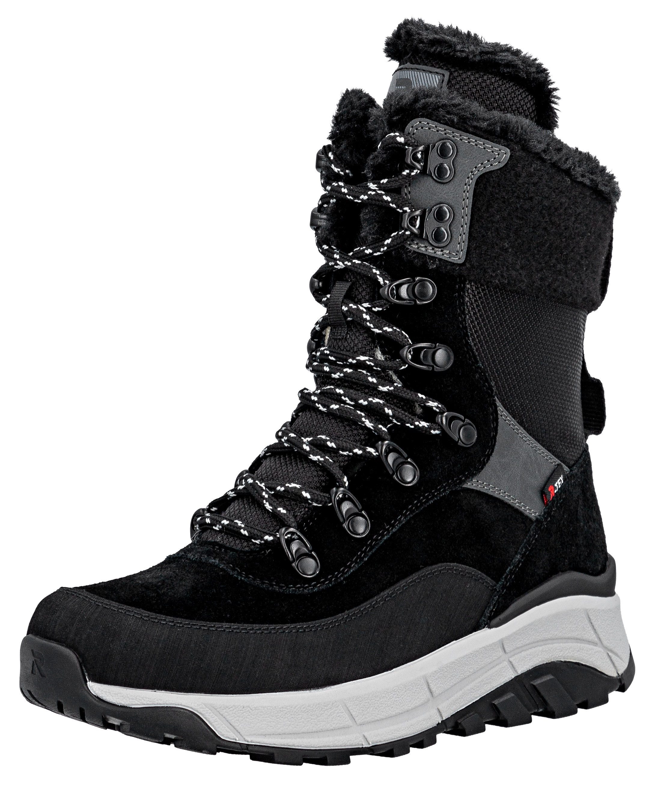 RIEKER Sport Winterlaarzen snow boots, outdoor ankle boots, tex equipment, fiber grip sole