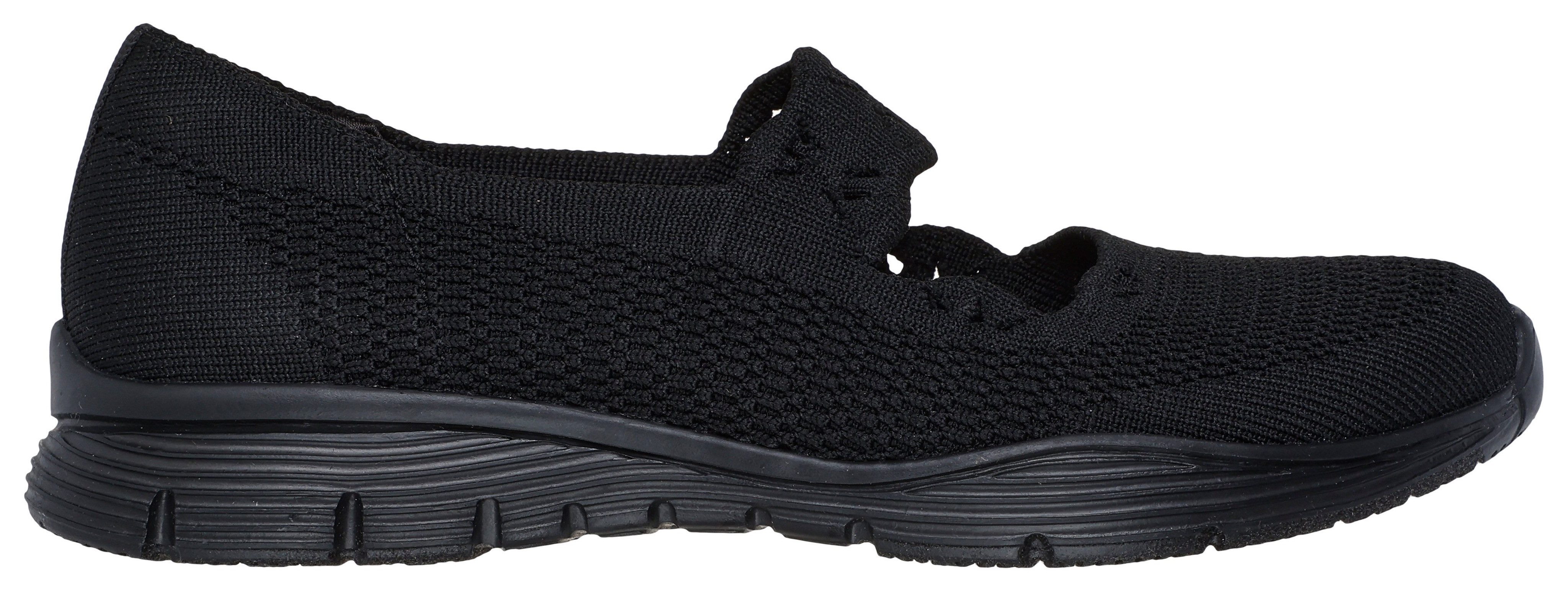 Skechers Slip-on sneakers SEAGER-CUTE N' COY , mary-jane, klittenbandschoen met memory foam