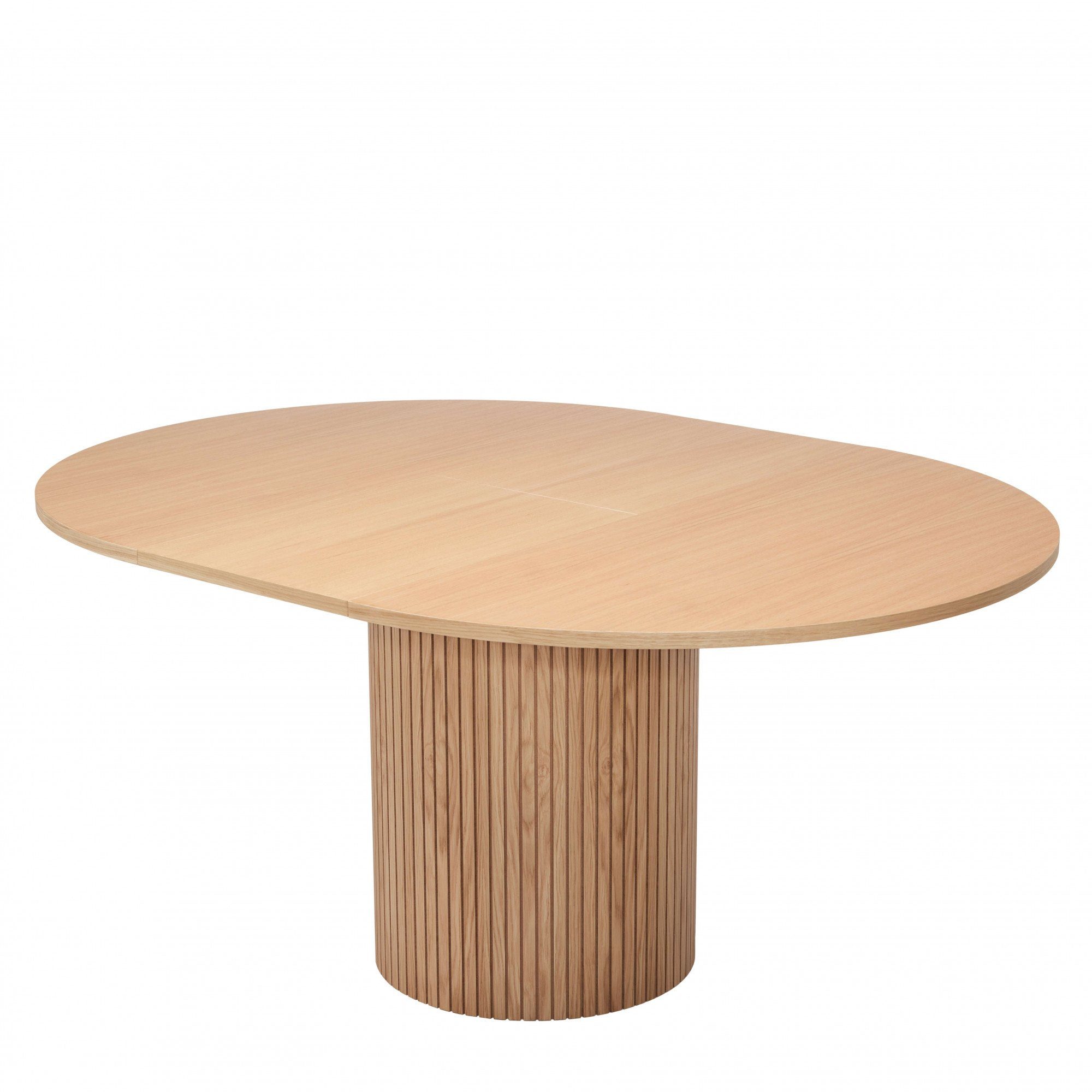 LeGer Home by Lena Gercke Eettafel TOSCANA, Eiken Fineer D 115 cm, met verlengplaten, uitschuifbaar tot 155 cm