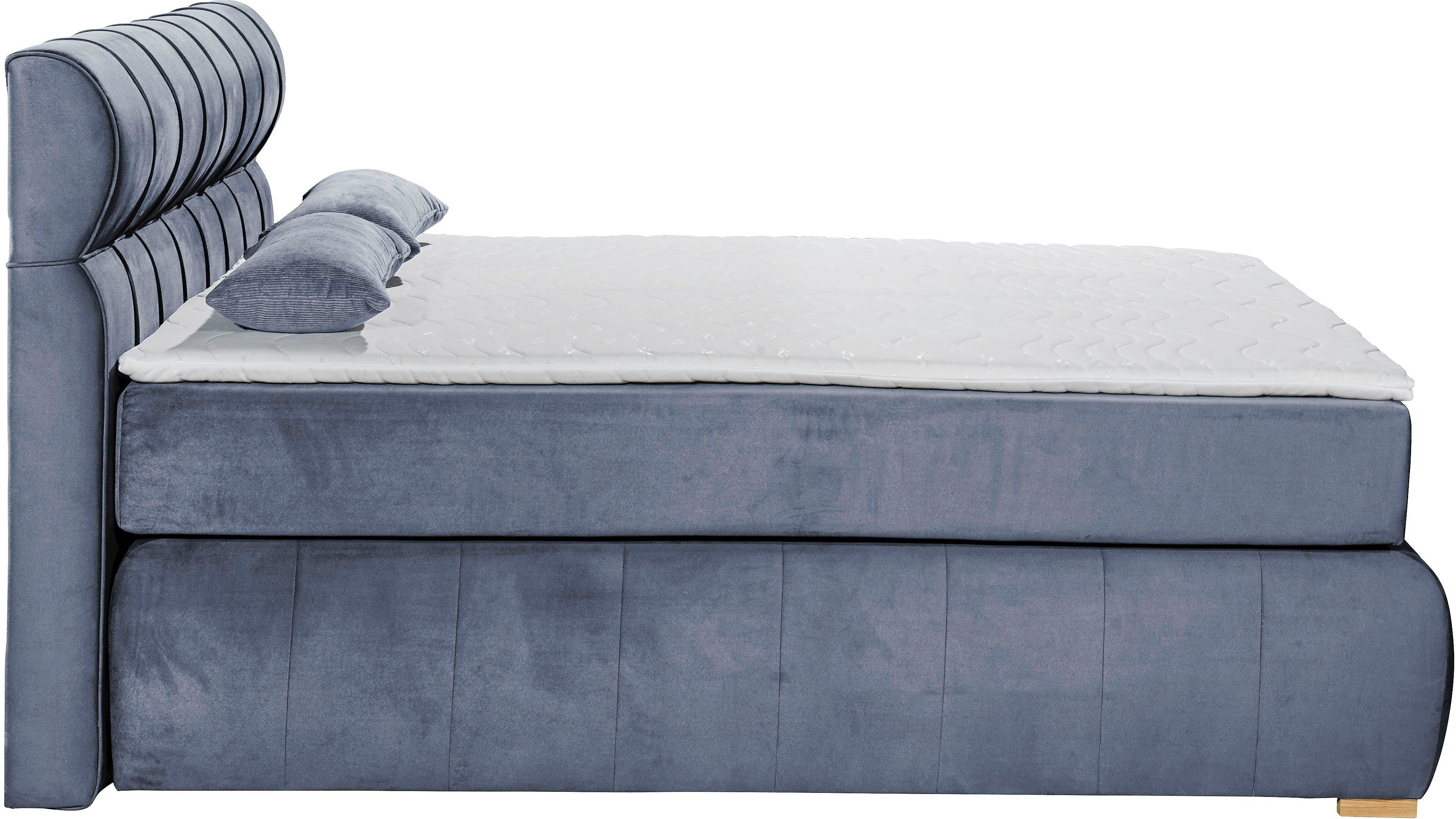 Places of Style Boxspring Felicia in h4, incl. matrastopper en bedbox