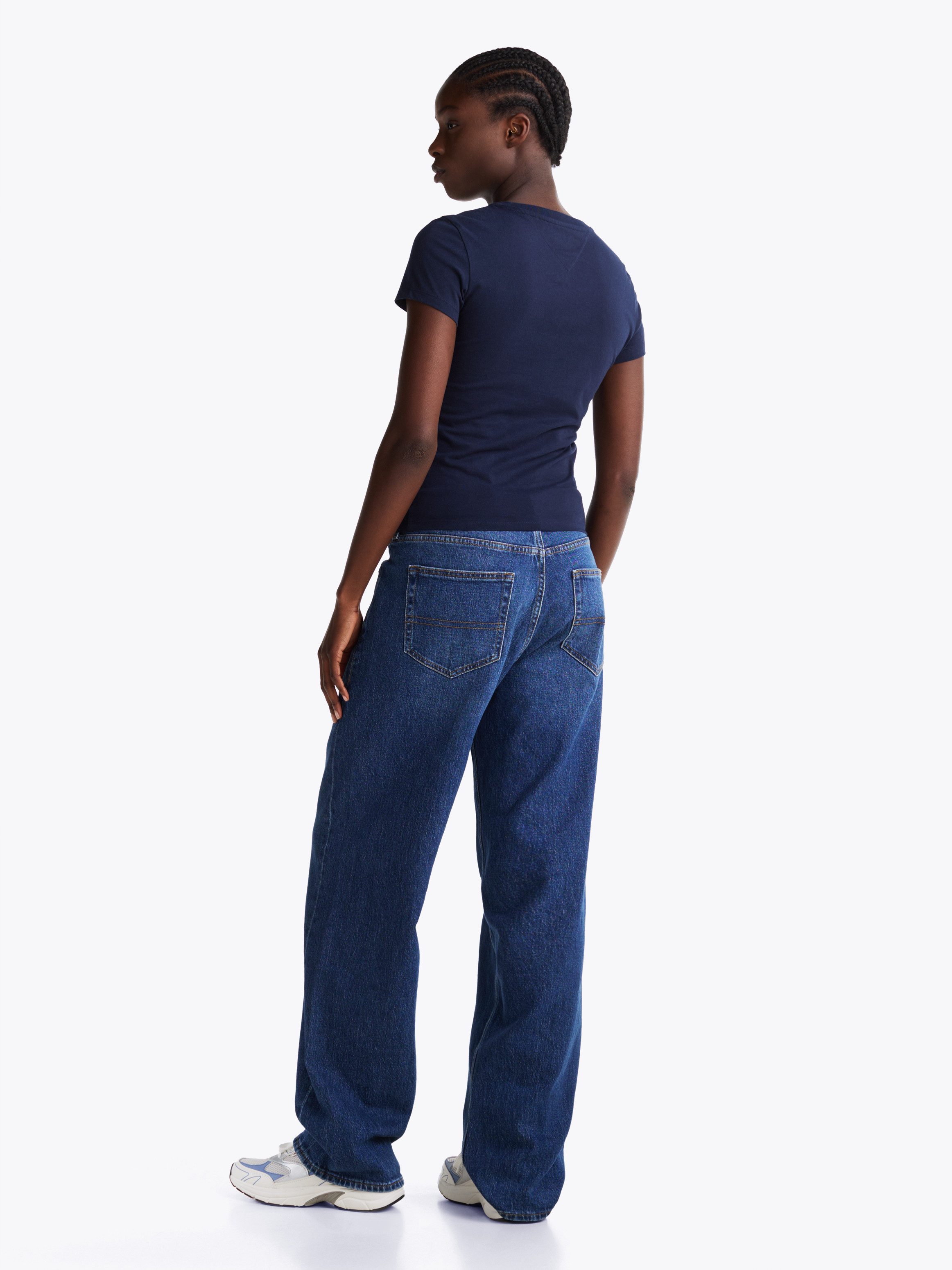 Tommy Jeans Curve T-shirt TJW SLIM LINEAR TEE EXT