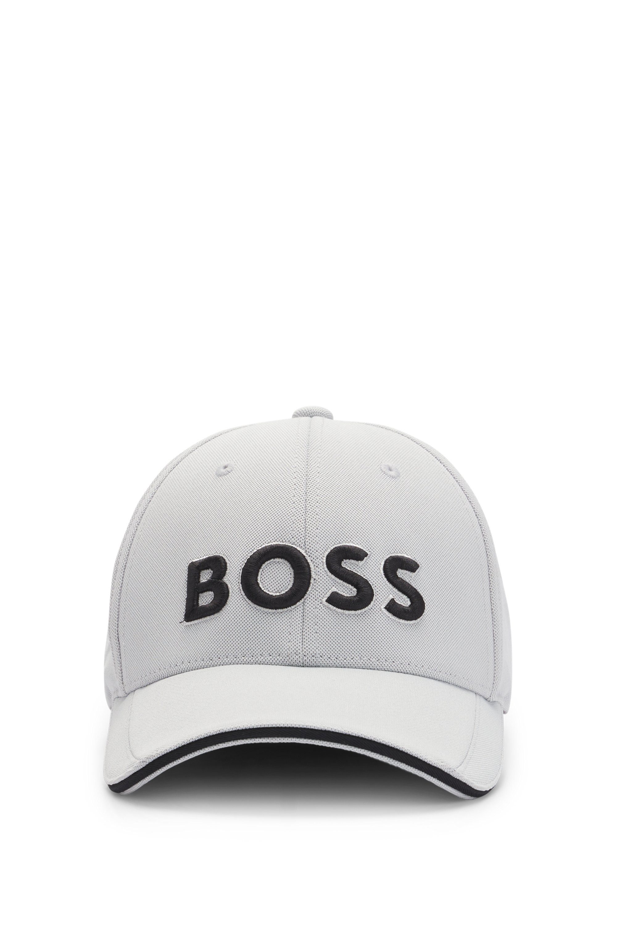 BOSS GREEN Baseball pet Cap-Bold 10261155 01 met boss logo-print, verstelbare breedte