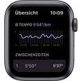 apple smartwatch watch nike se gps + cellular, 44 mm grijs