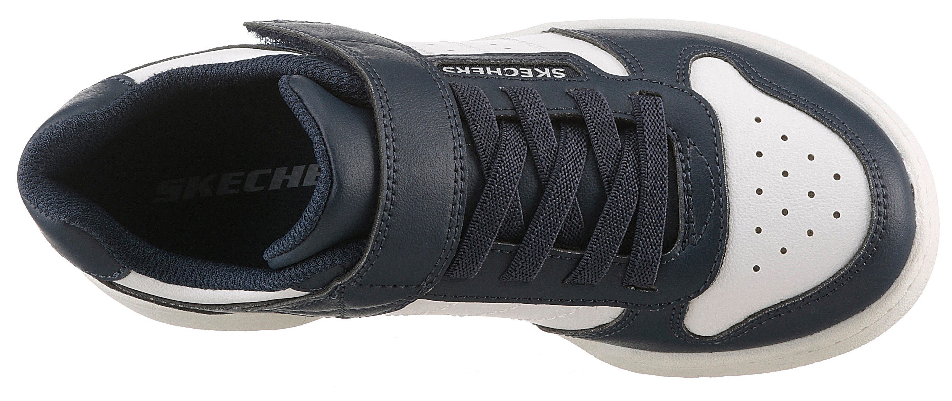 Skechers Sneakers QUICK STREET , retro sneaker met klittenbandsluiting, maat sjabloon om te downloaden