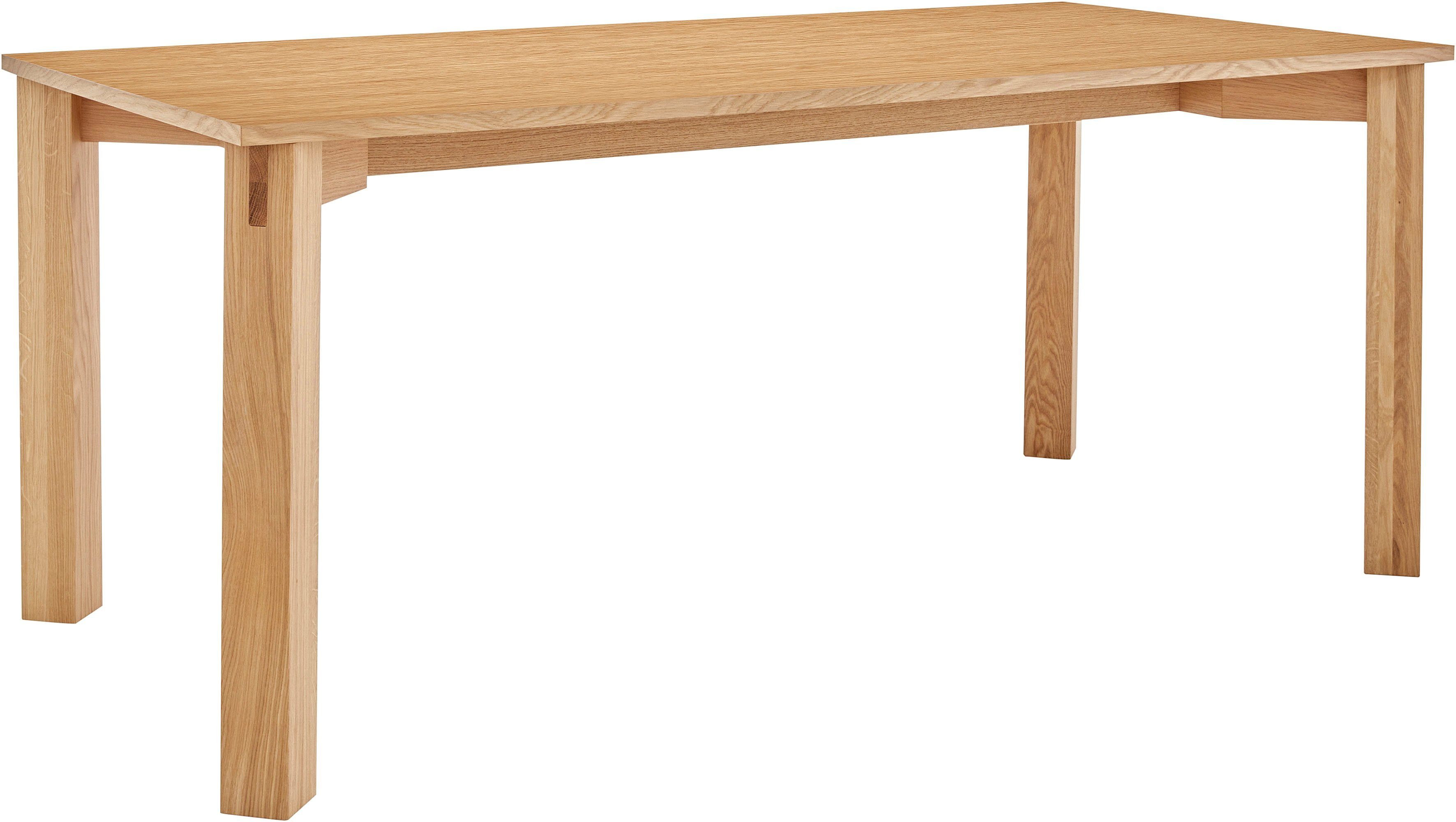 LeGer Home by Lena Gercke Eettafel Chelsea Eikenfineer, verschillende breedten, robuuste poten van massief eiken