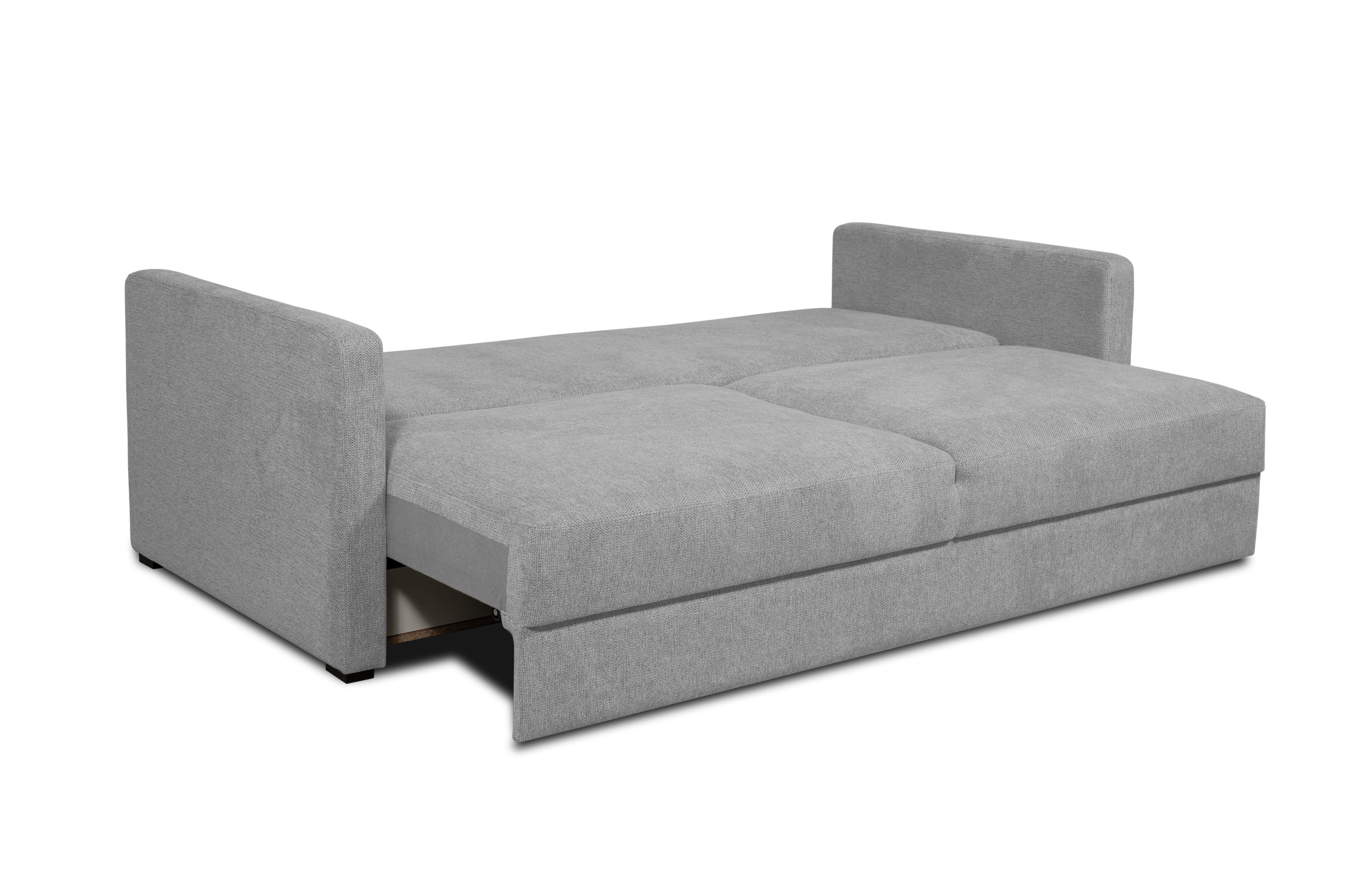 Home affaire Slaapbank Calrence met opklapbare slaapfunctie, twee armleuningversies in de serie