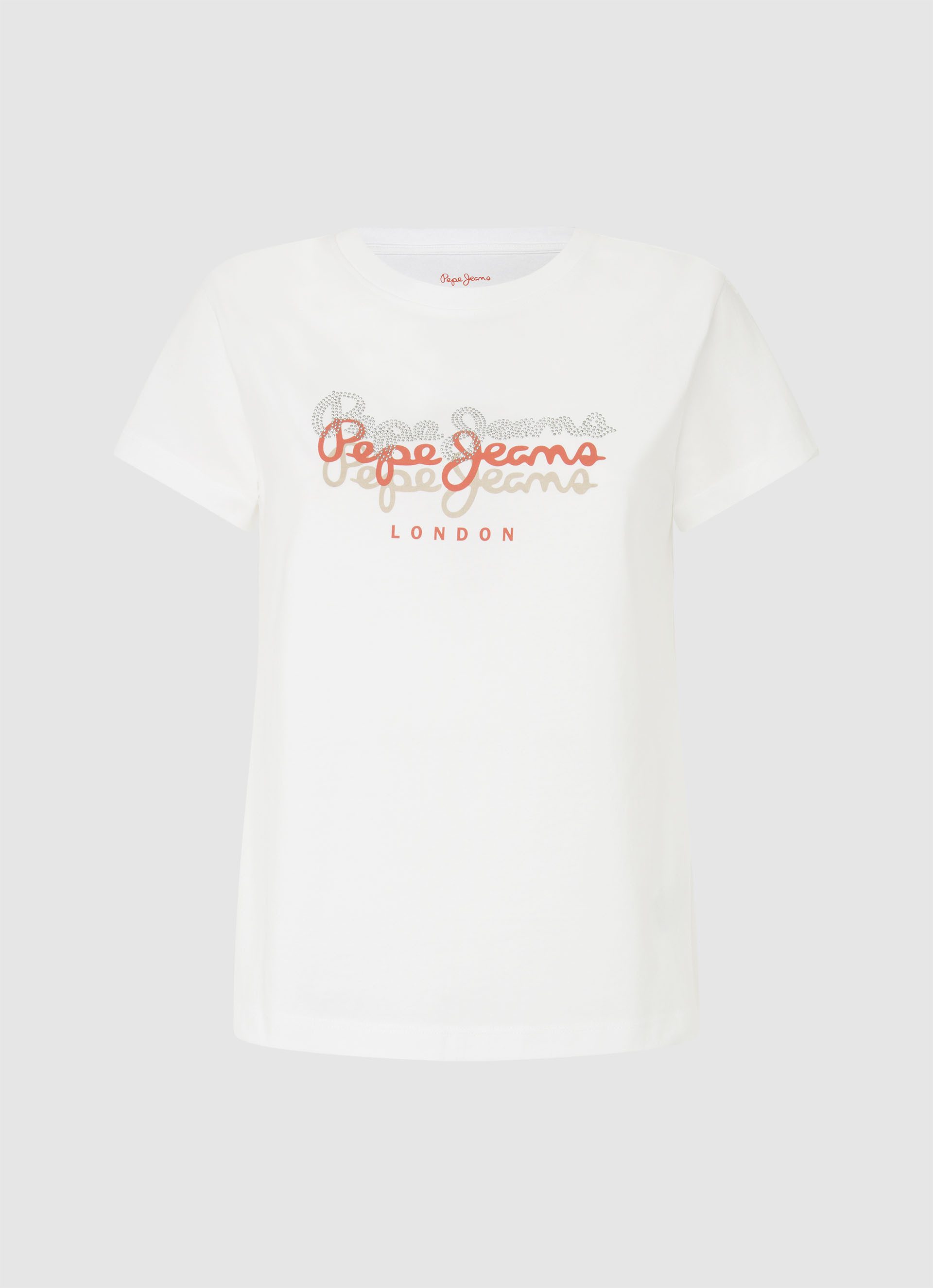 Pepe Jeans T-shirt GALEY dames t-shirts maat XS wit