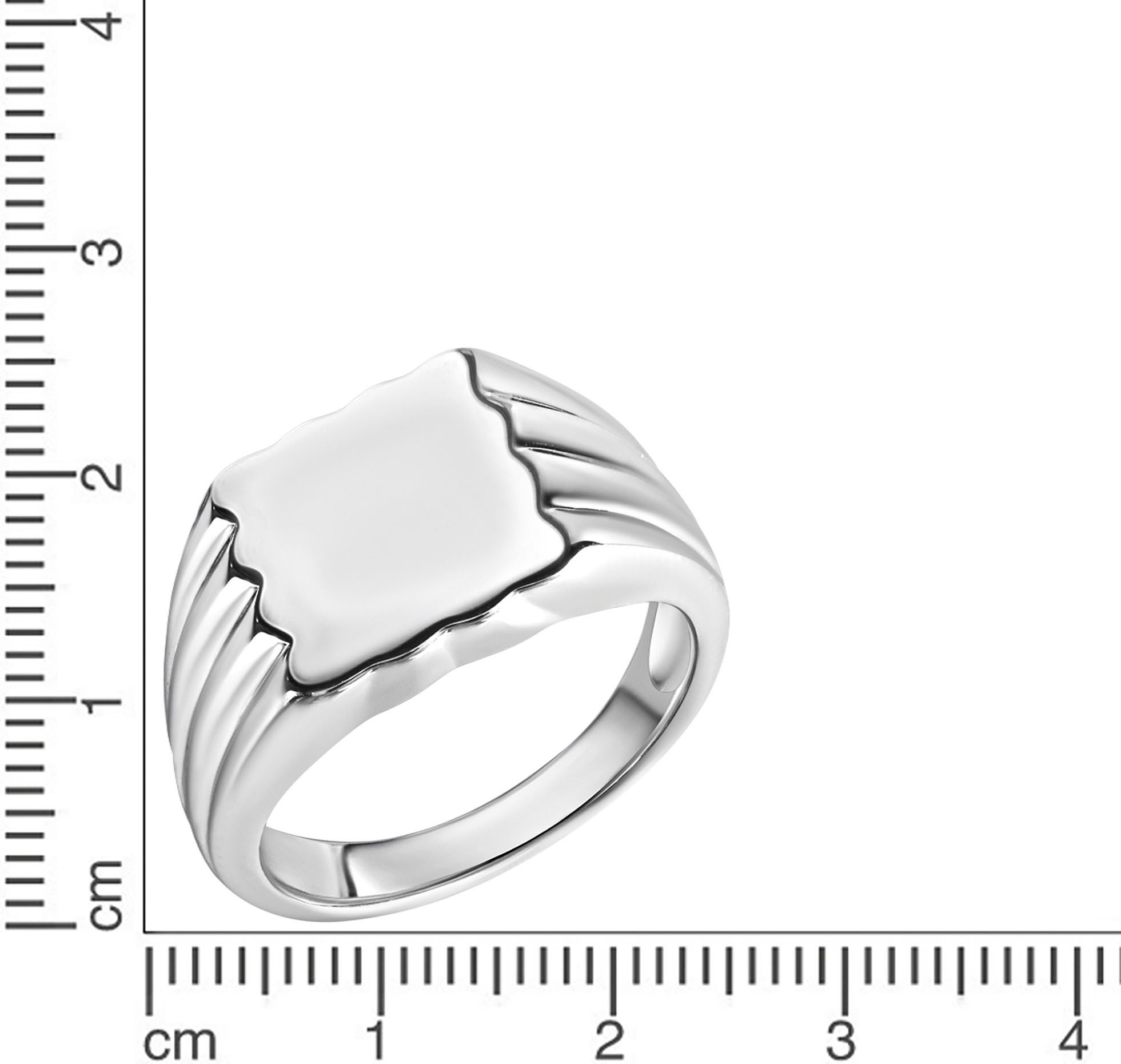 Firetti Zegelring Sieraad cadeau zilverkleur 925 vinger ring zilverring