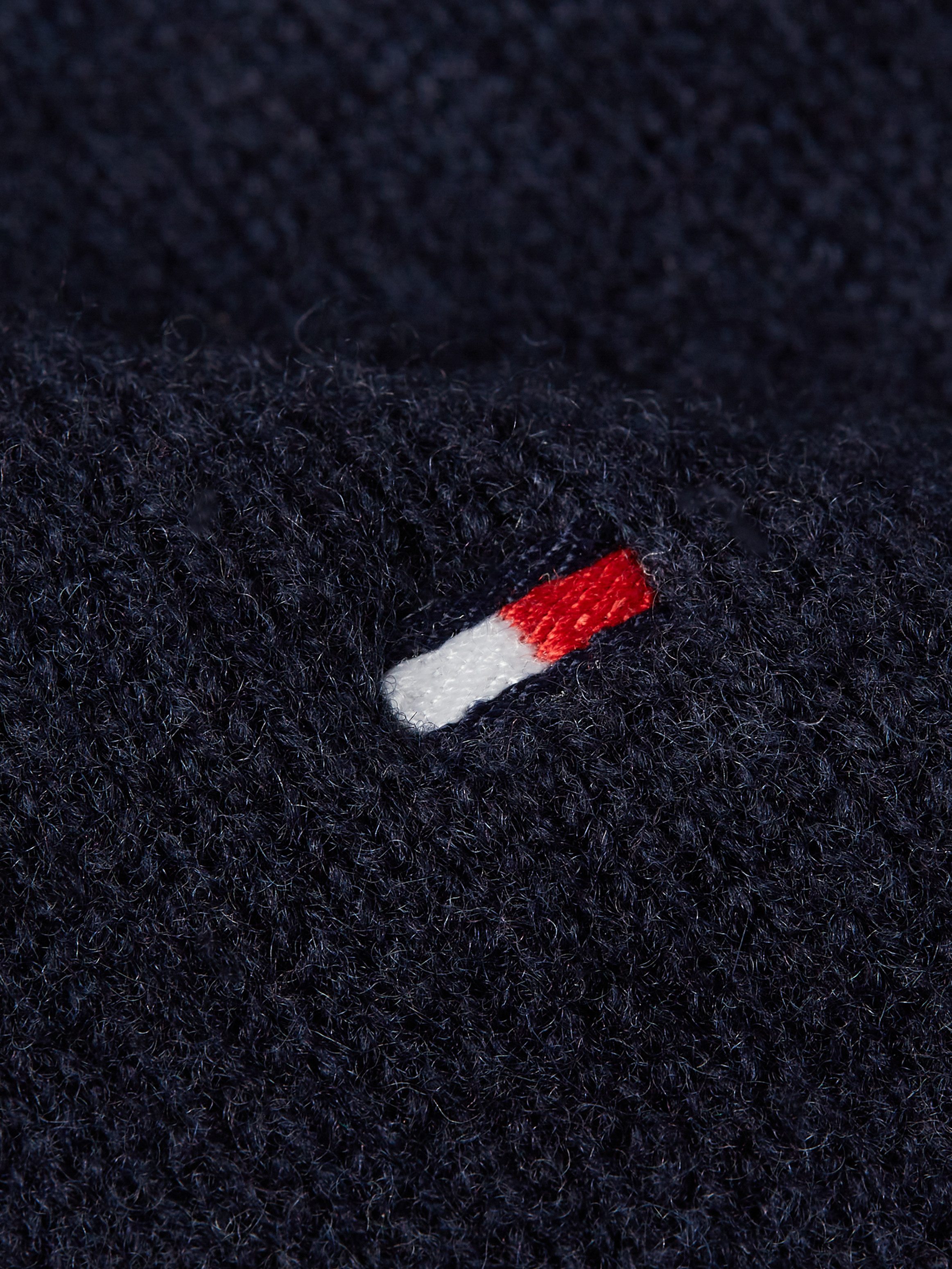 Tommy Hilfiger Gebreide trui SOFT WOOL V-NK SWEATER met v-hals van 100% wol