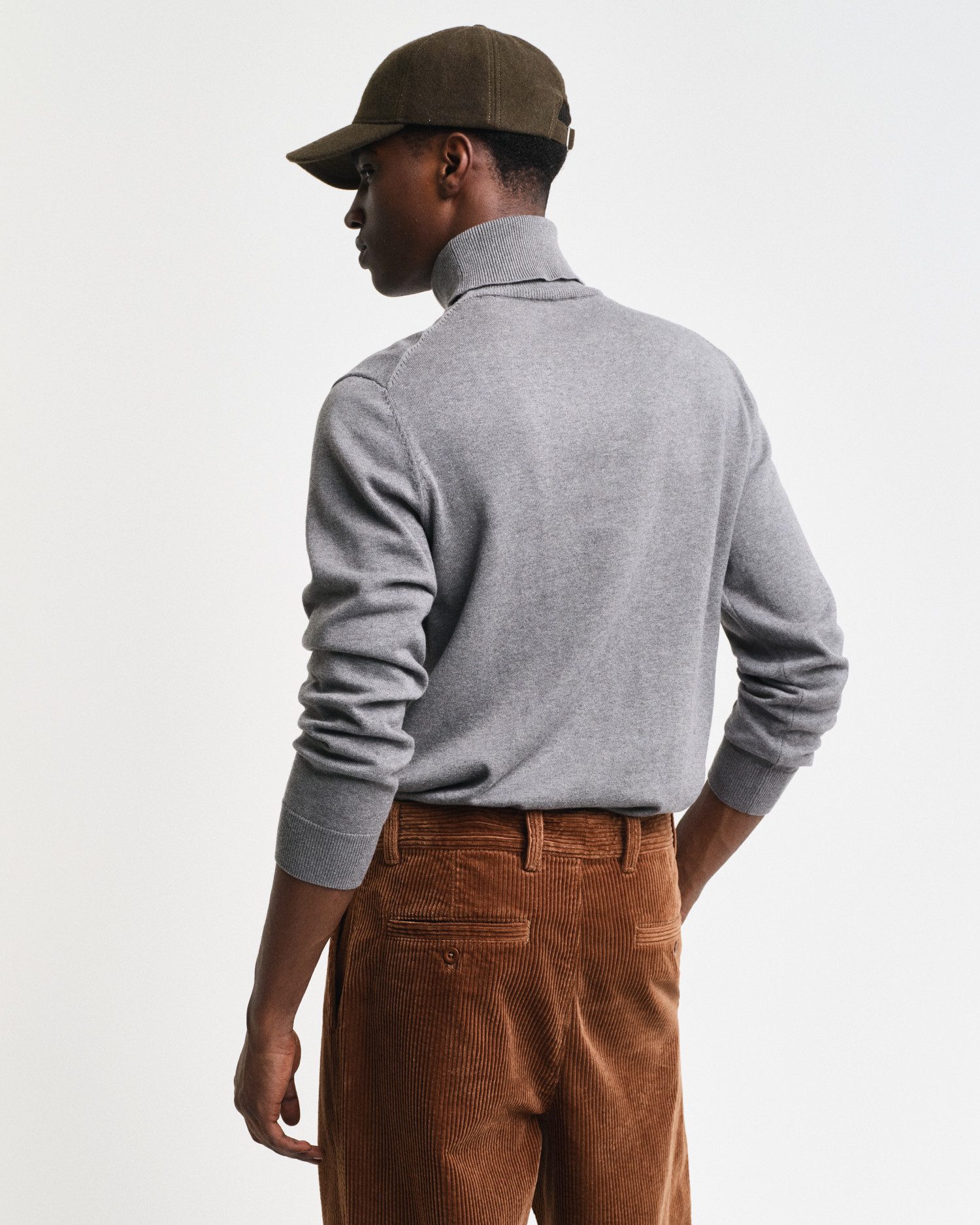 Gant Coltrui CLASSIC COTTON ROLLERNECK Premium roltrui van zacht 100% katoen, overgangs trui