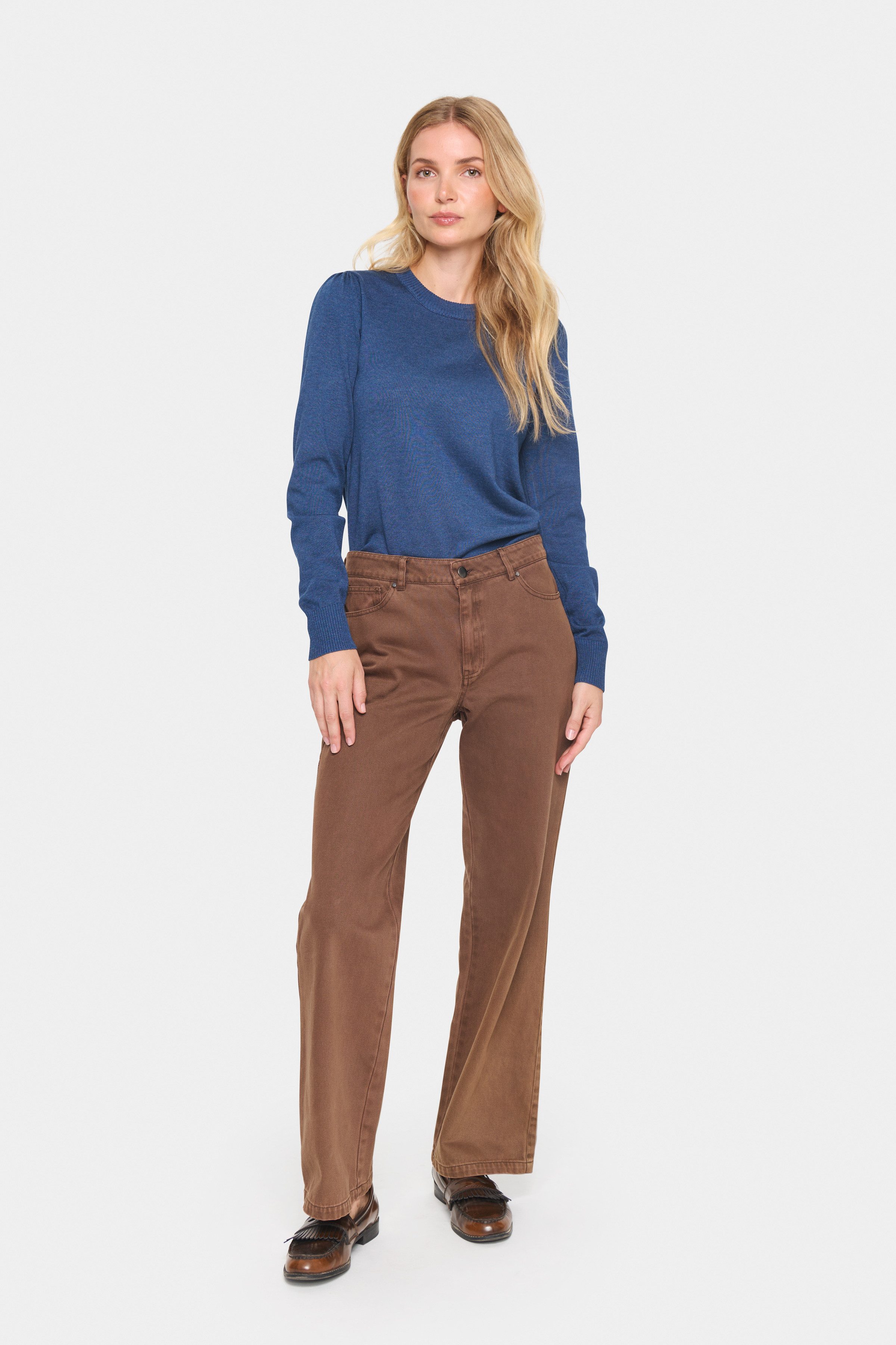Saint Tropez Trui met ronde hals MilaSZ