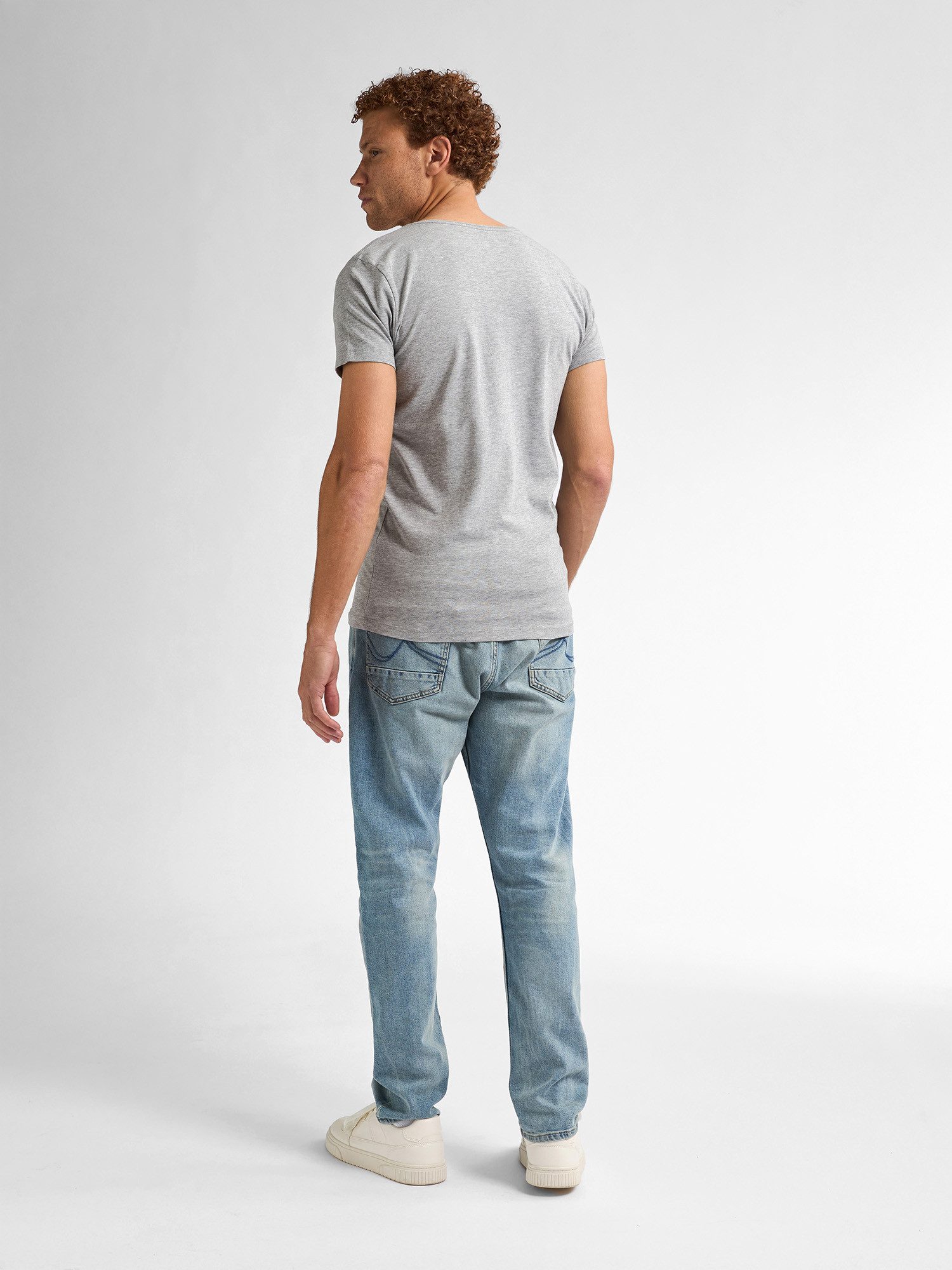 Petrol Industries T-shirt V-hals (Set van 2)