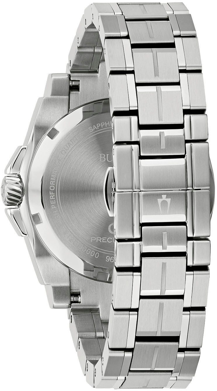 Bulova Kwartshorloge 96B416 Horloge, herenhorloge, roestvrijstalen band, saffierglas, datum