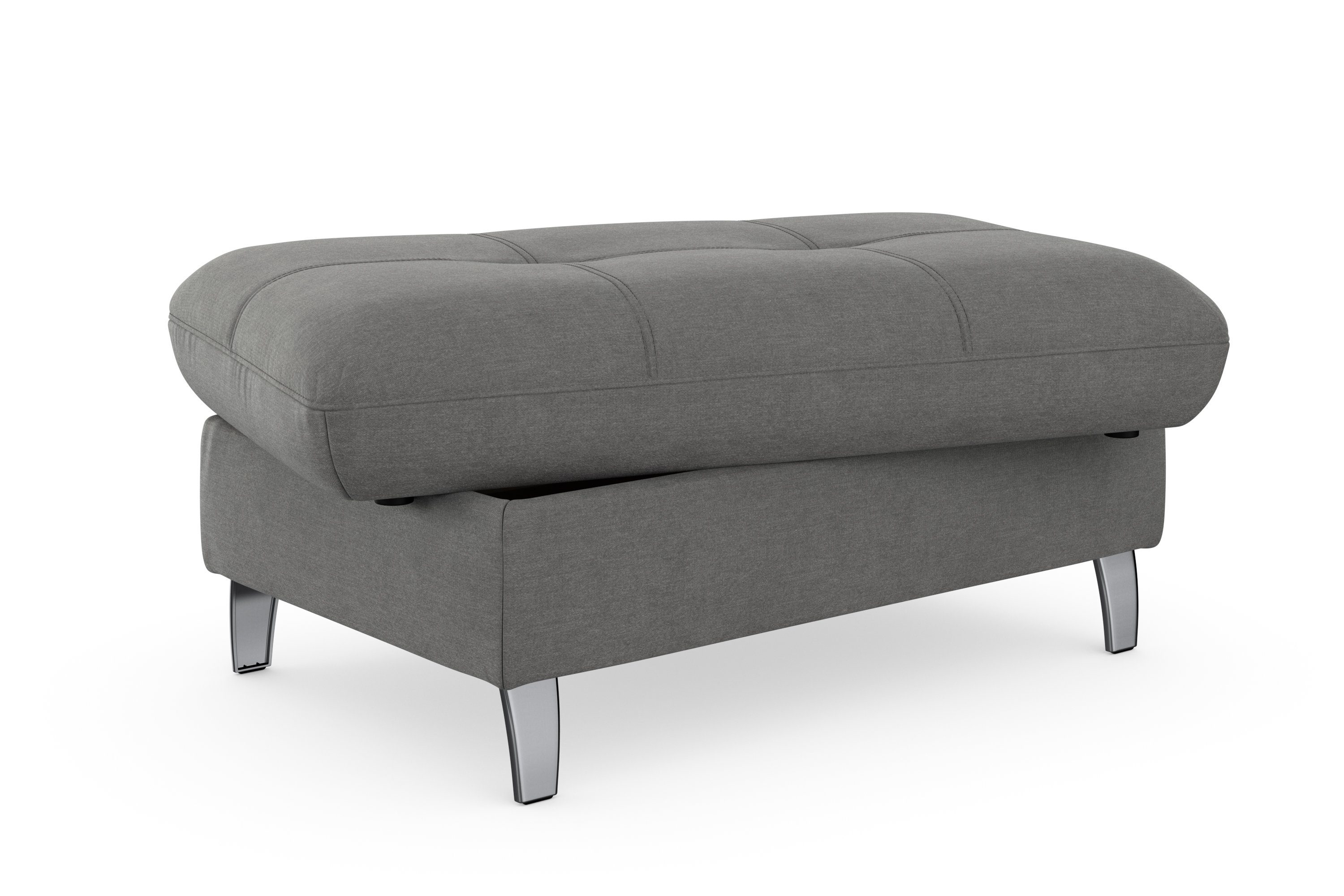 sit&more Hocker met bergruimte Maggiore met bergruimte en moderne metalen poten
